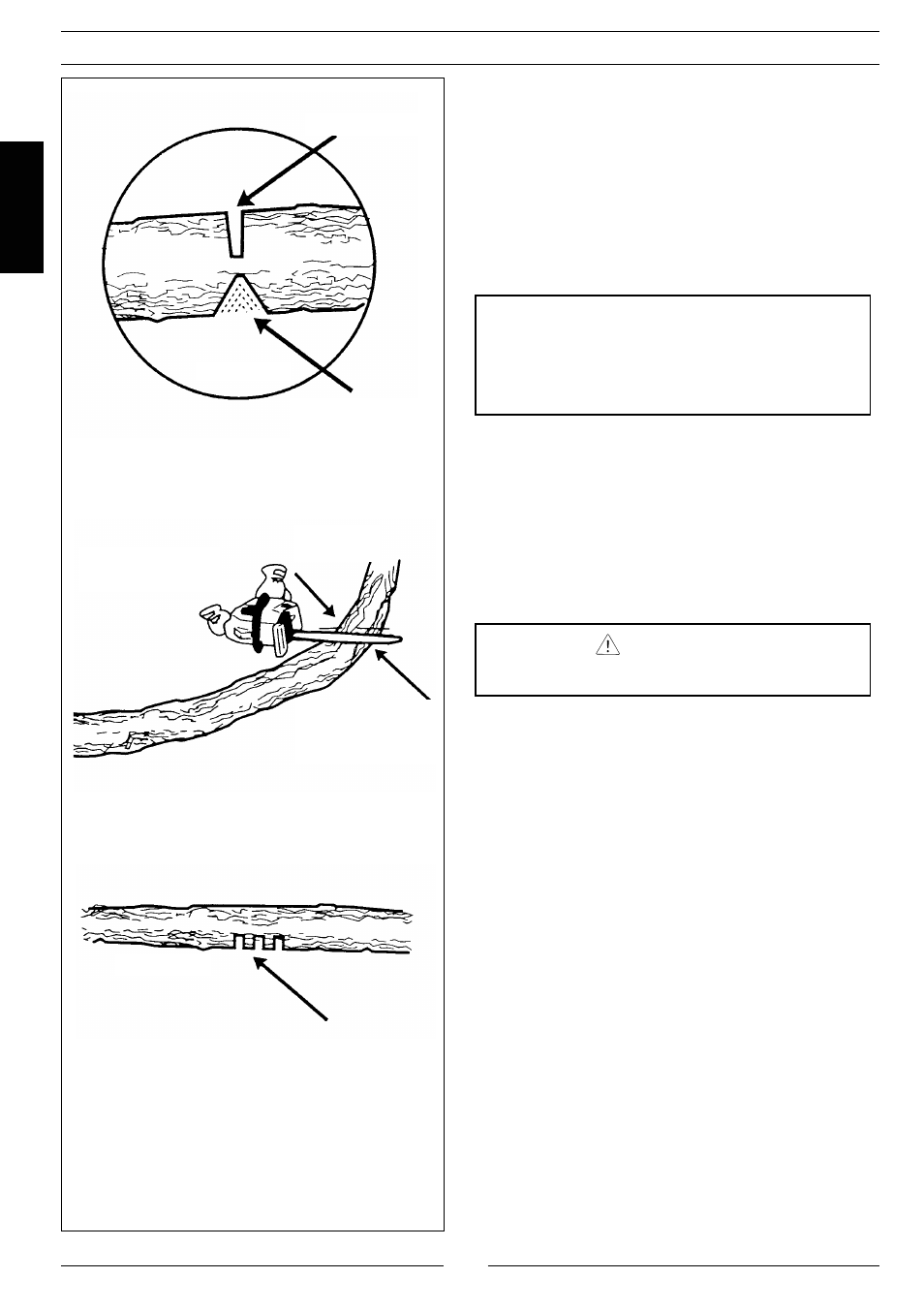 Techniques de travail élémentaires, Important, Attention | Conserver soigneusement ces instructions | Jonsered 2116 EL User Manual | Page 32 / 37