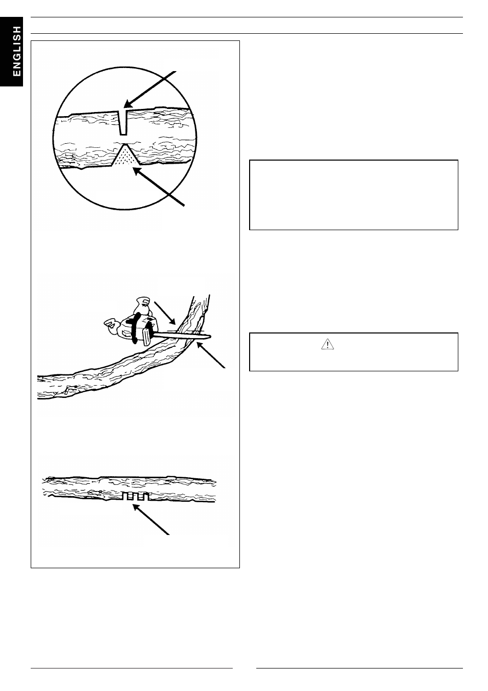 Basic working techniques, Important, Caution | Save these instructions | Jonsered 2116 EL User Manual | Page 36 / 37