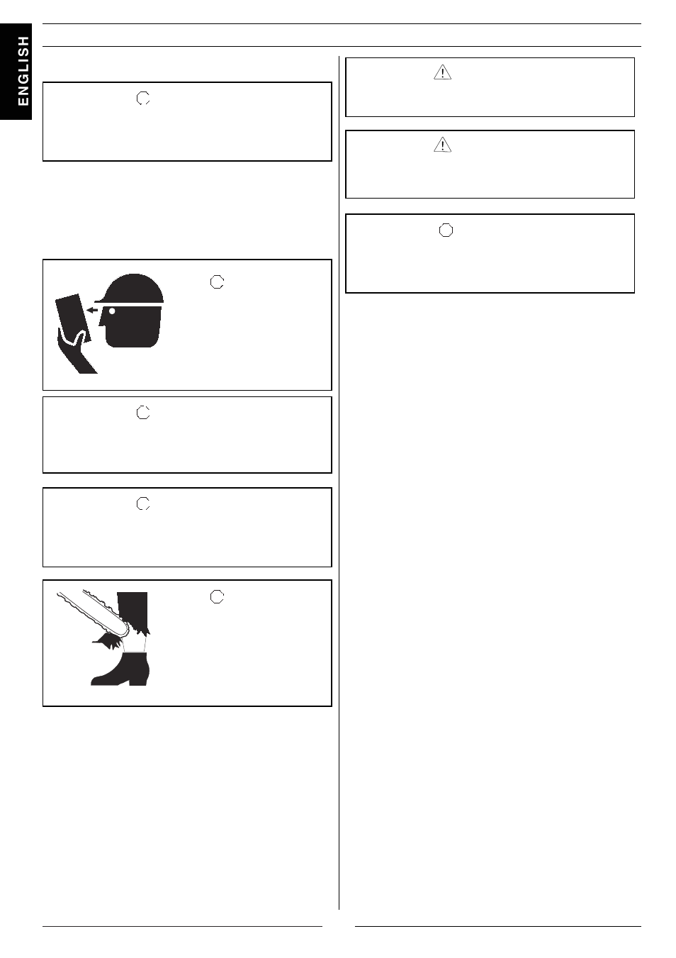 General safety, General safety precautions, Warning | Caution | Jonsered 2116 EL User Manual | Page 7 / 37