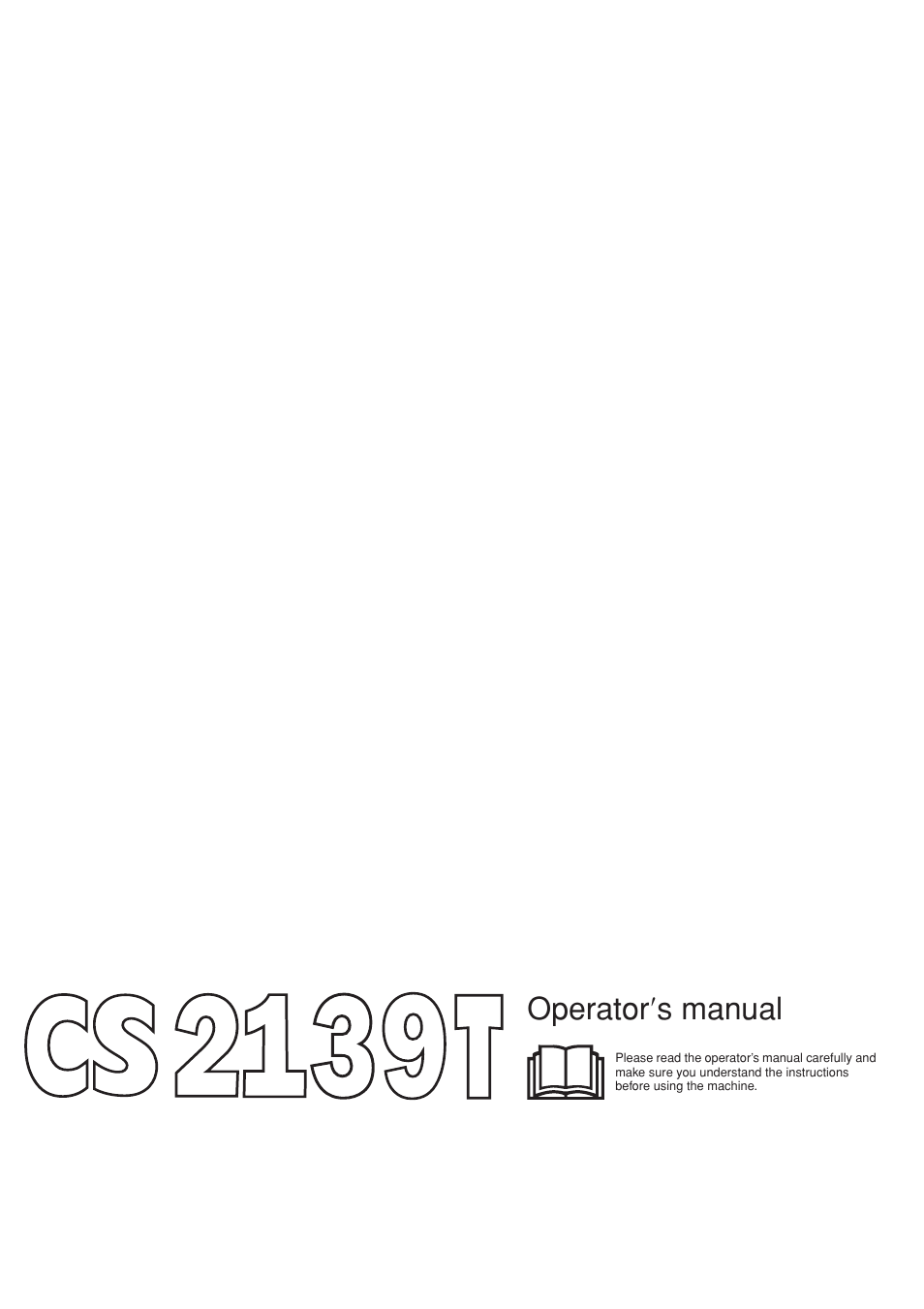 Jonsered CS 2139T User Manual | 36 pages
