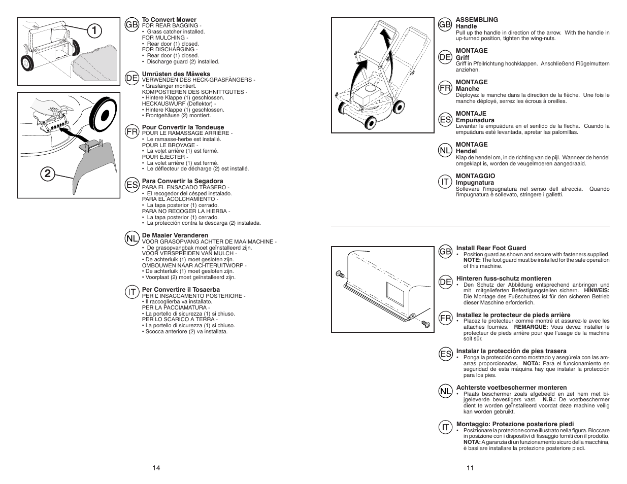 Jonsered LM2153CMDA User Manual | Page 11 / 12