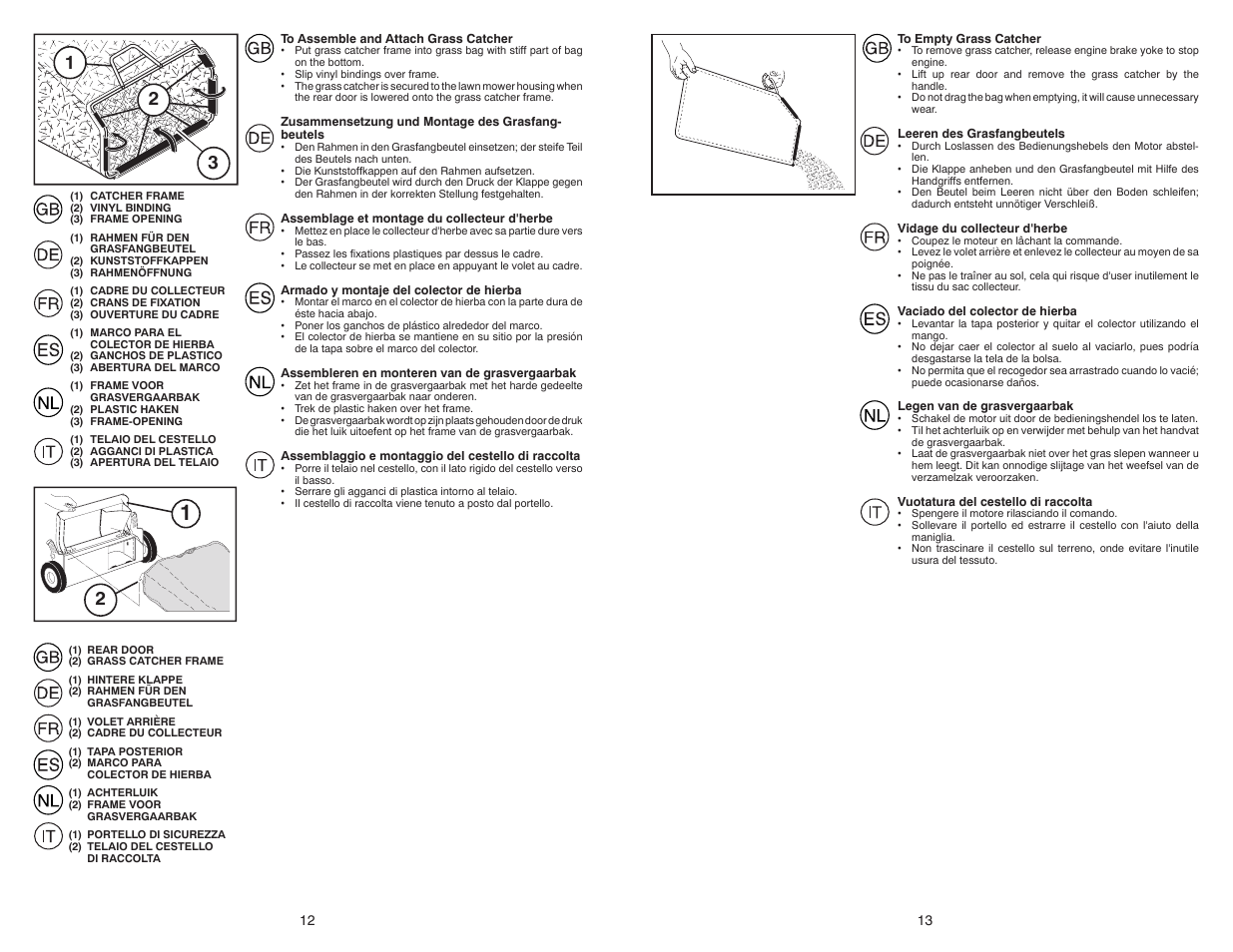 Jonsered LM2153CMDA User Manual | Page 12 / 12
