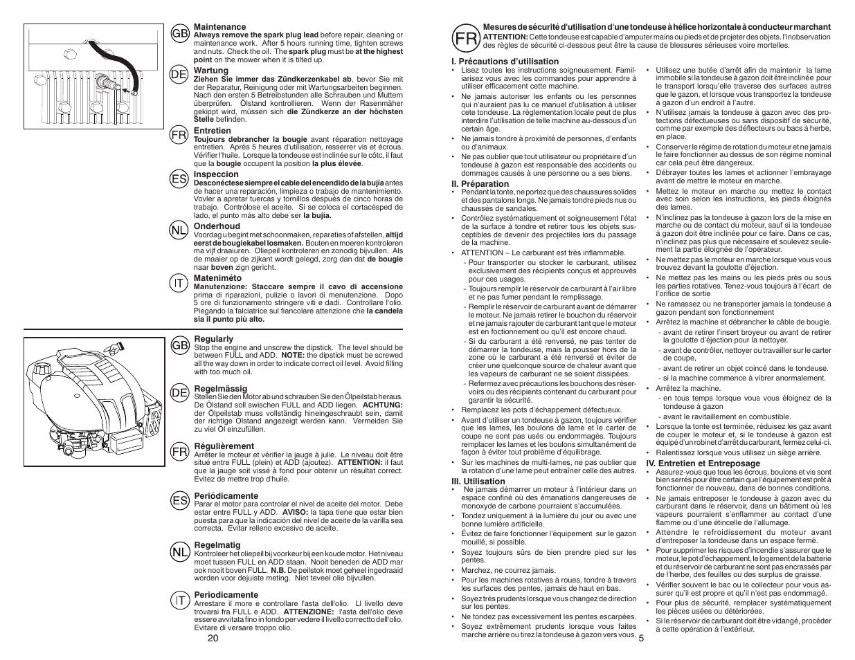 Jonsered LM2153CMDA User Manual | Page 5 / 12