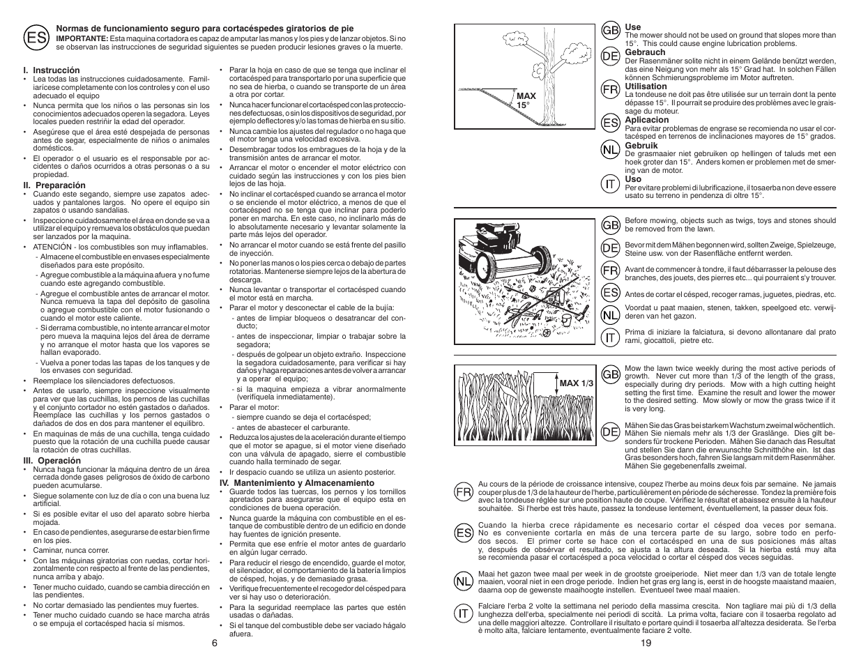 Jonsered LM2153CMDA User Manual | Page 6 / 12