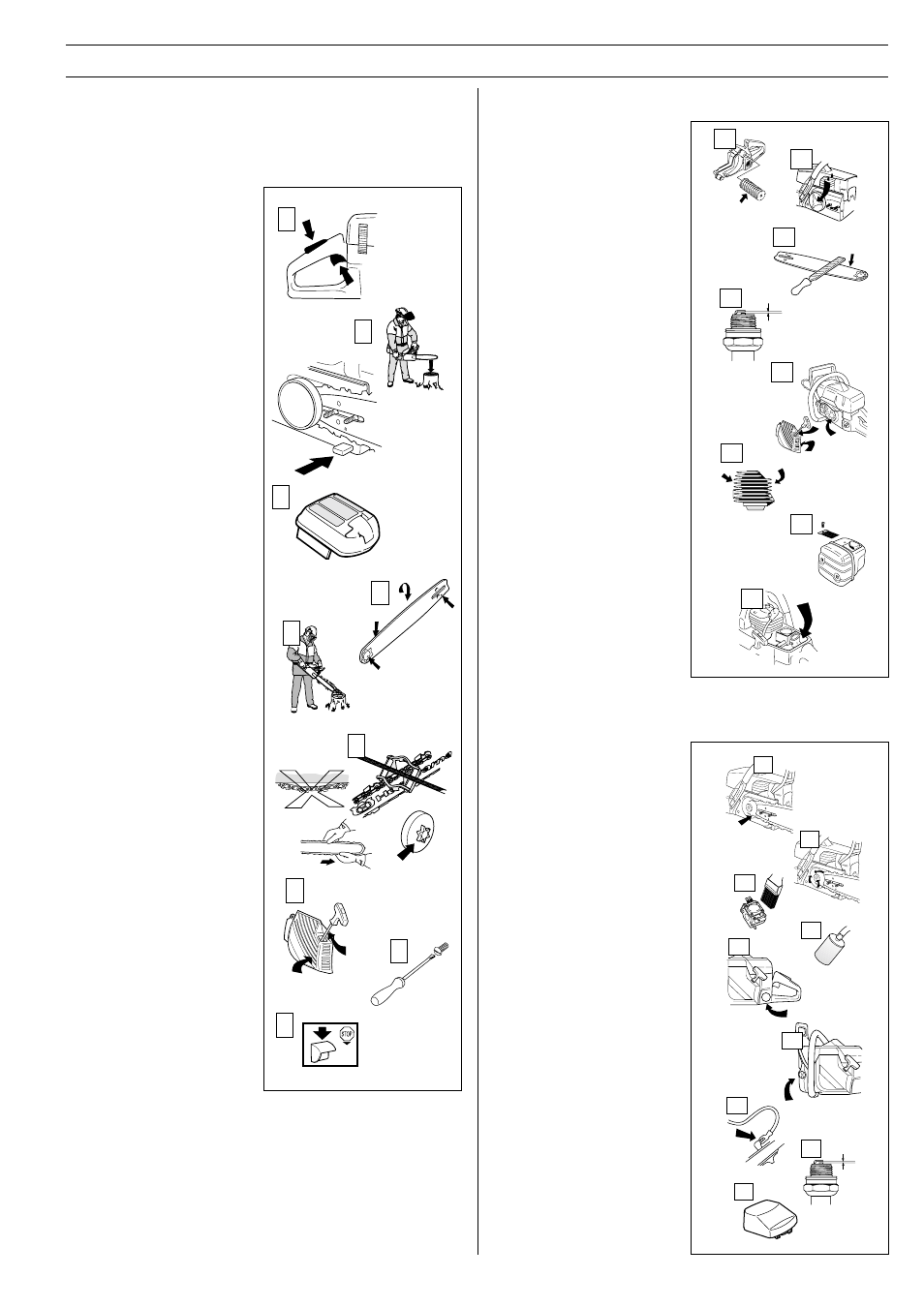 Maintenance, Weekly maintenance, Monthly maintenance | Daily maintenance | Jonsered 2159 User Manual | Page 33 / 36