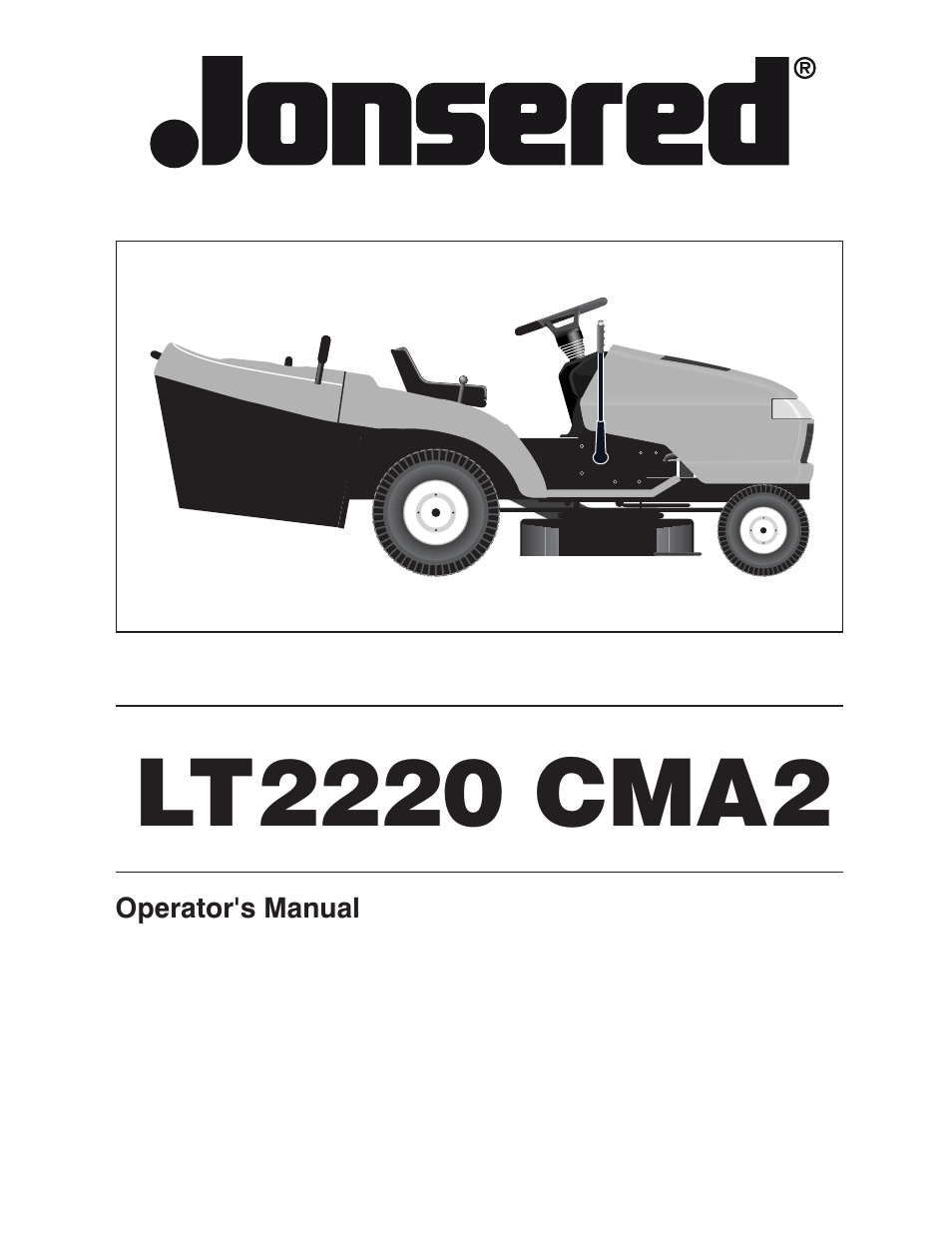 Jonsered LT2220 CMA2 User Manual | 32 pages