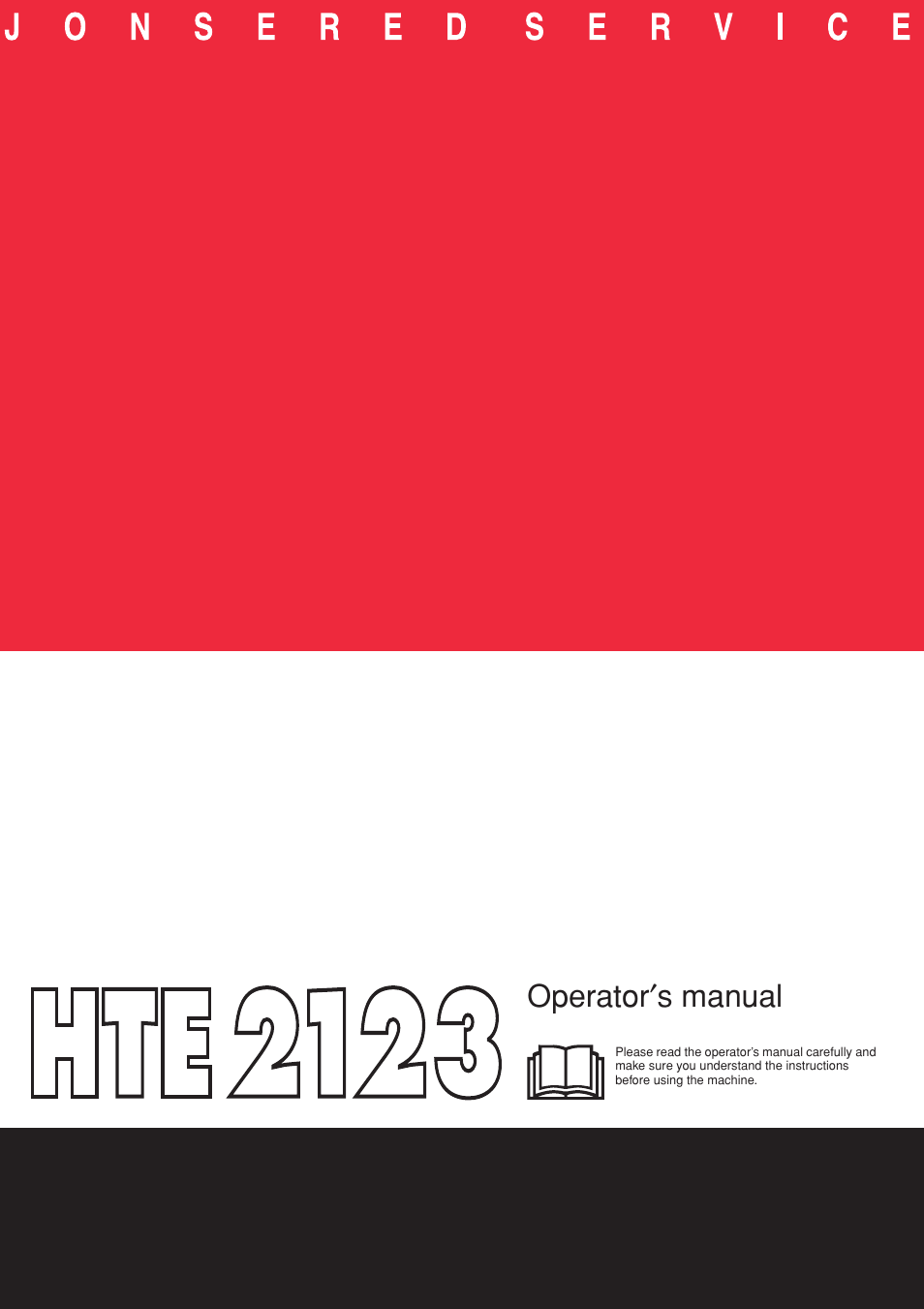Jonsered HTE2123 User Manual | 24 pages