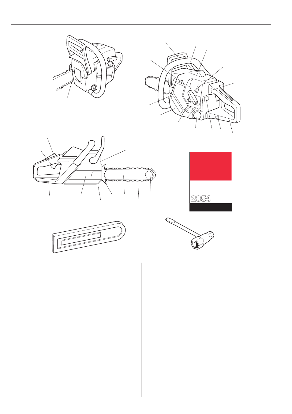 What is what | Jonsered 2054 User Manual | Page 24 / 36