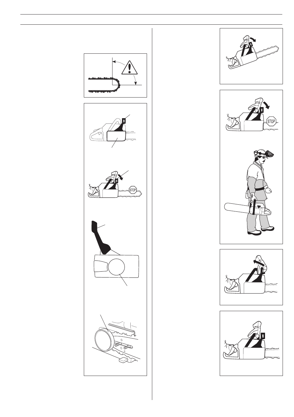 Safety instructions | Jonsered 2054 User Manual | Page 5 / 36