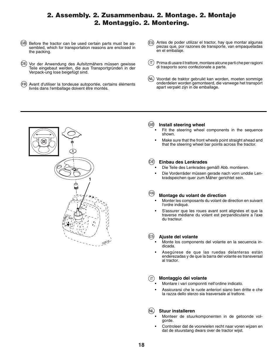 Jonsered LT2118A User Manual | Page 18 / 68