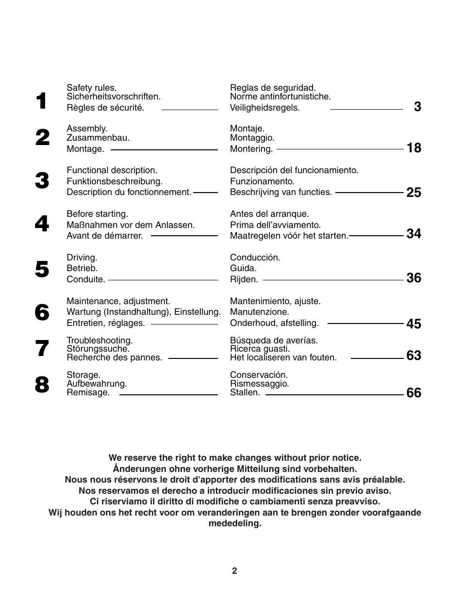 Jonsered LT2118A User Manual | Page 2 / 68