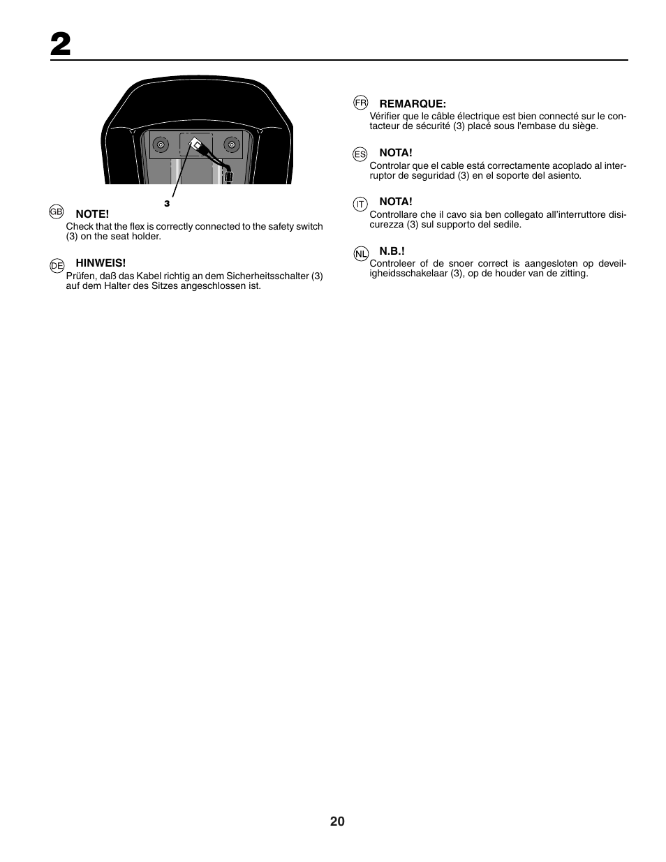 Jonsered LT2118A User Manual | Page 20 / 68