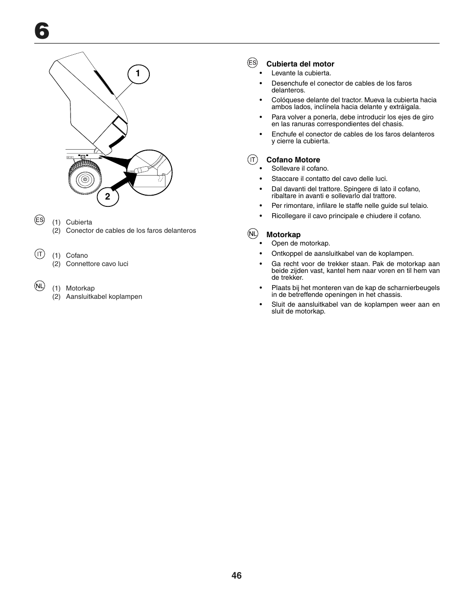 Jonsered LT2118A User Manual | Page 46 / 68