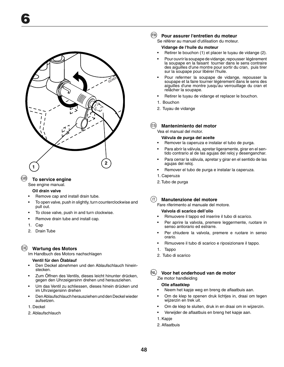 Jonsered LT2118A User Manual | Page 48 / 68