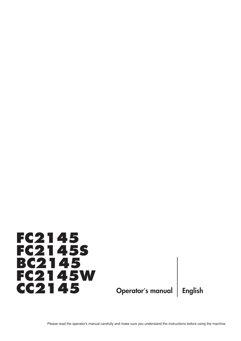 Jonsered FC2145W User Manual | 44 pages
