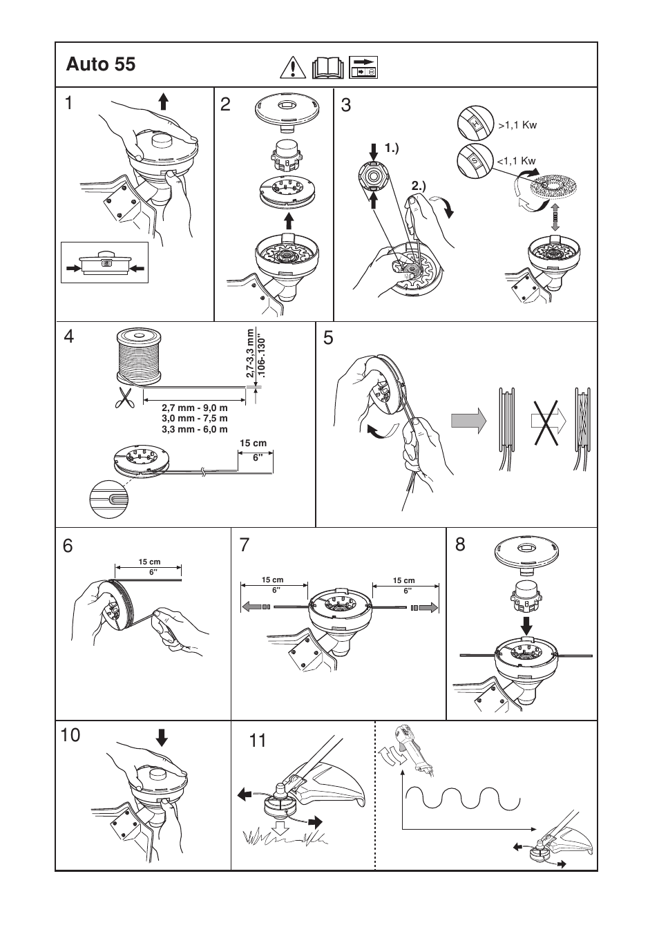 48 auto 55 | Jonsered FC2145W User Manual | Page 42 / 44