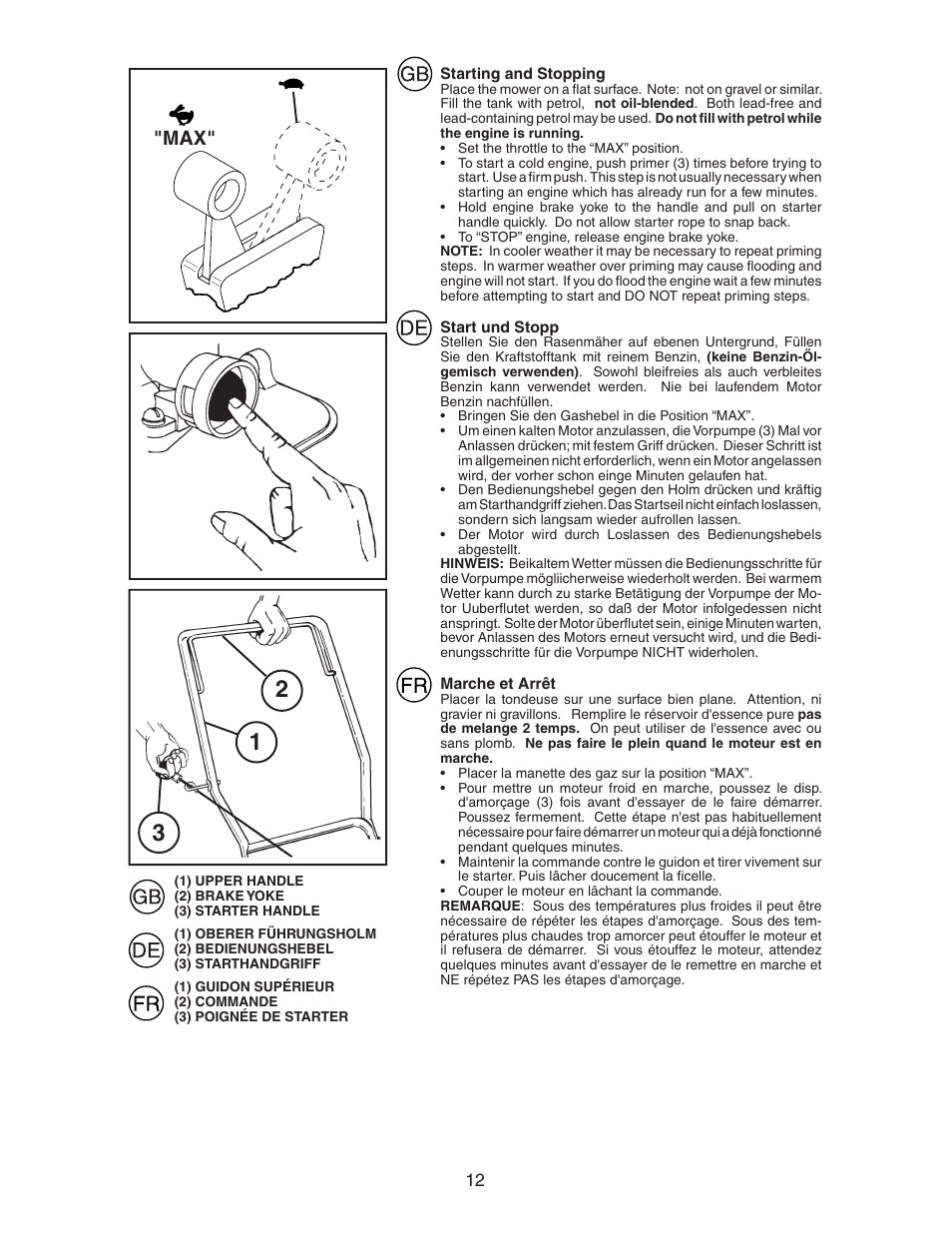 Jonsered LM2155MD User Manual | Page 12 / 20
