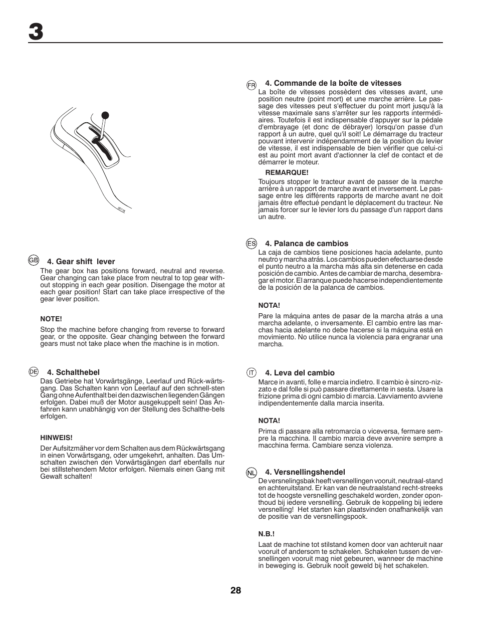 Jonsered CE LT2216 User Manual | Page 28 / 76