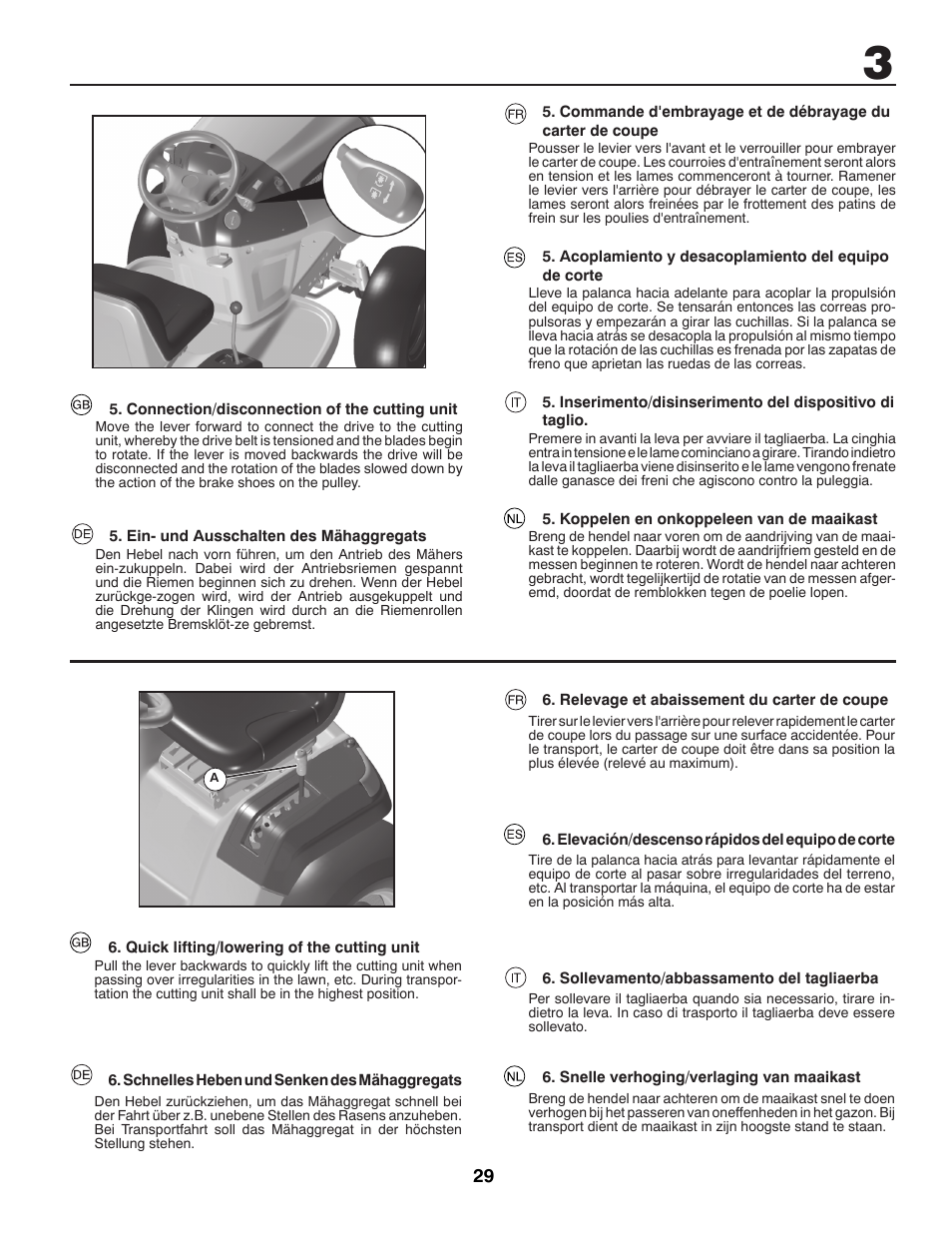Jonsered CE LT2216 User Manual | Page 29 / 76