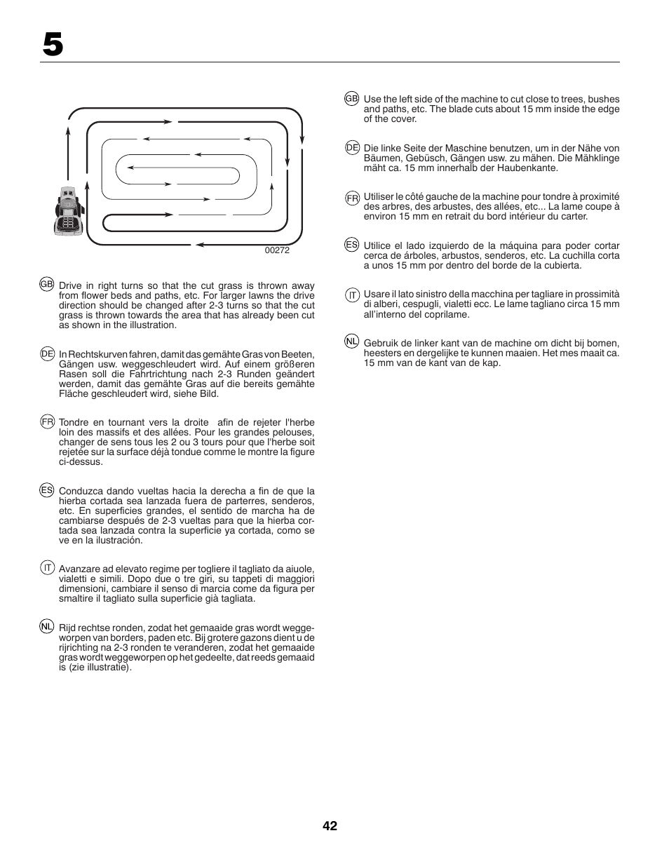 Jonsered CE LT2216 User Manual | Page 42 / 76