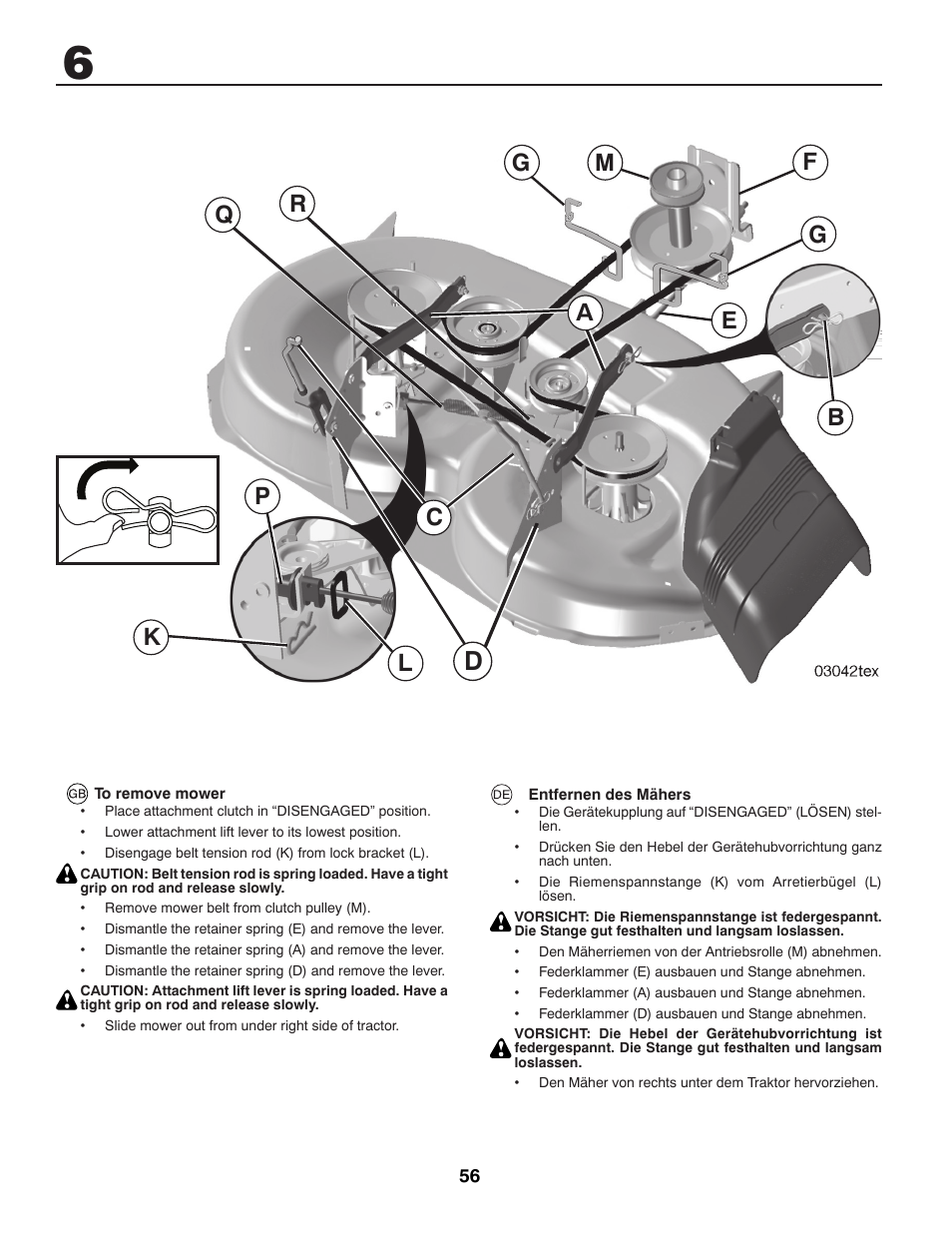 Jonsered CE LT2216 User Manual | Page 56 / 76