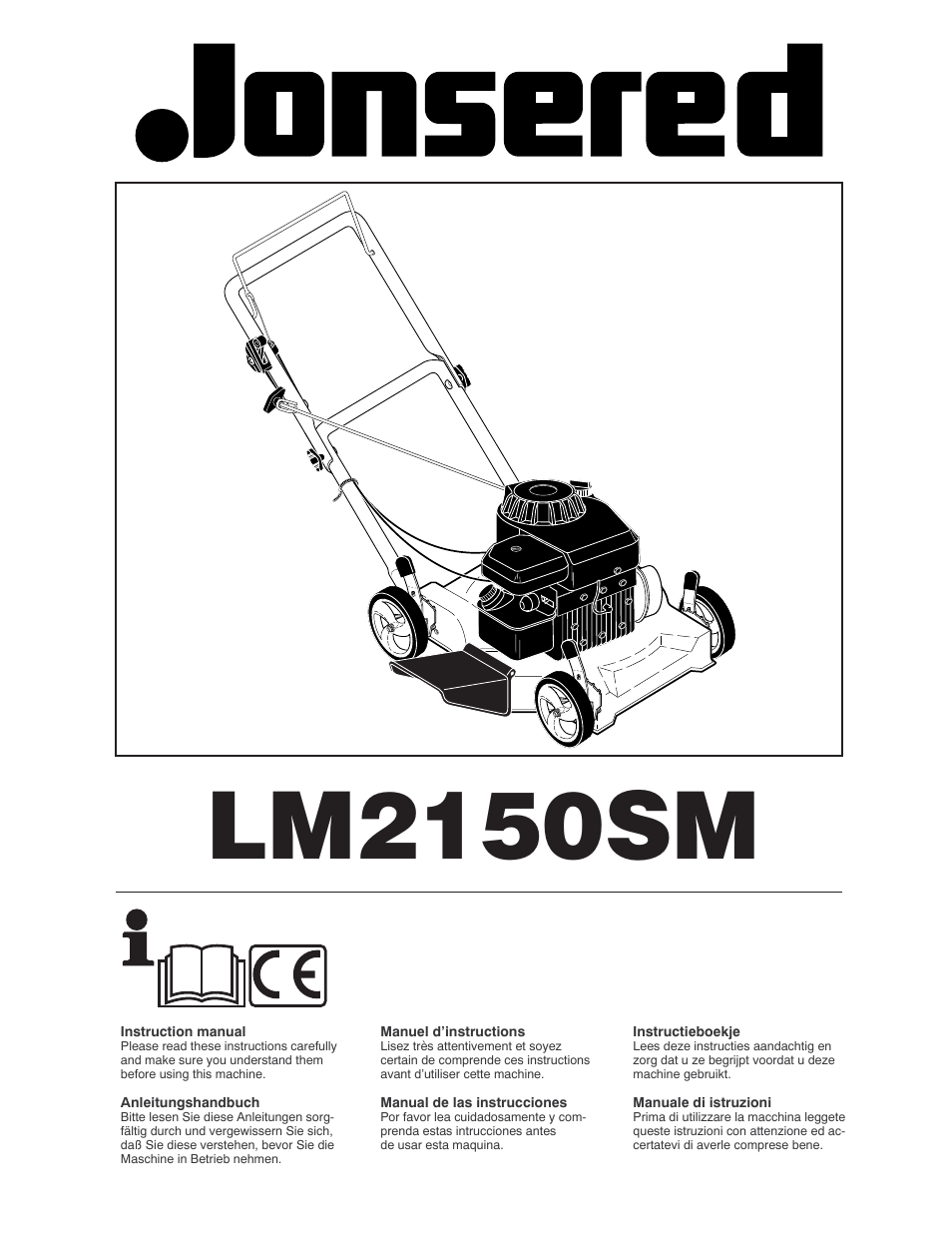 Jonsered LM2150SM User Manual | 20 pages