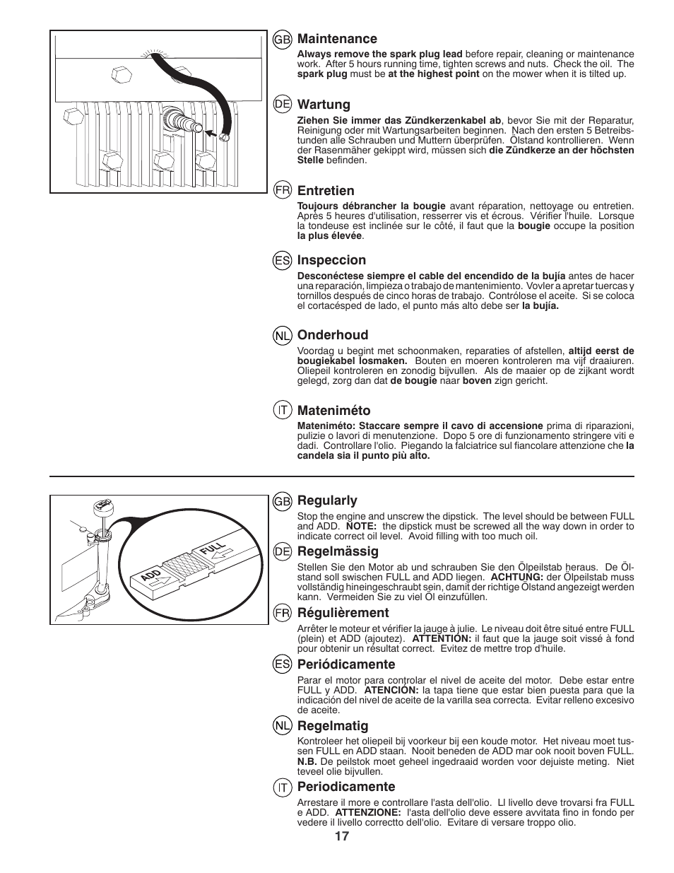 Jonsered LM2150SM User Manual | Page 17 / 20