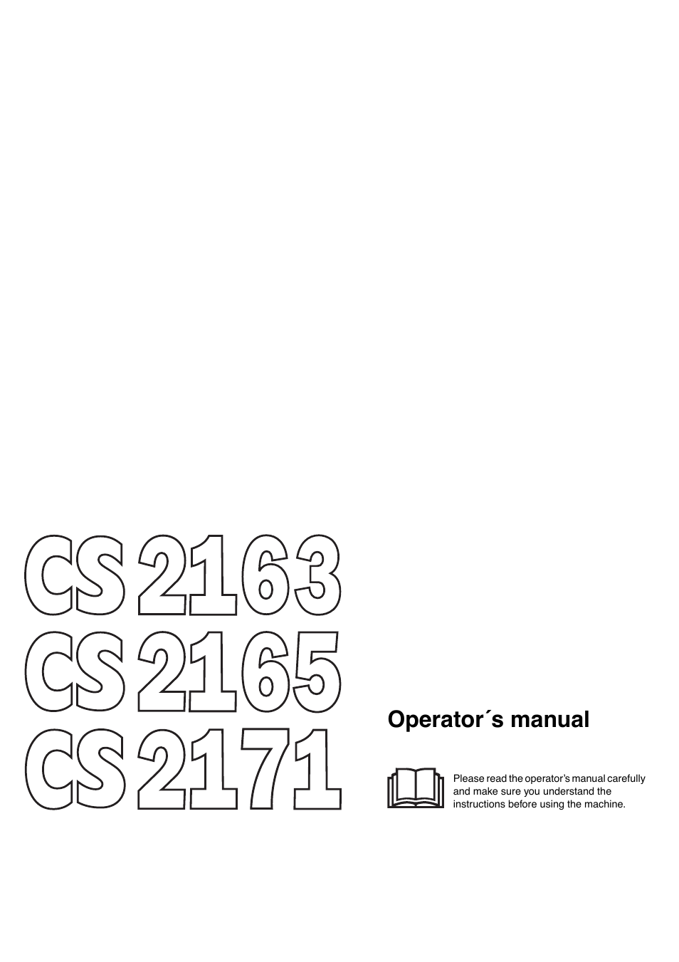 Jonsered CS2163 User Manual | 36 pages