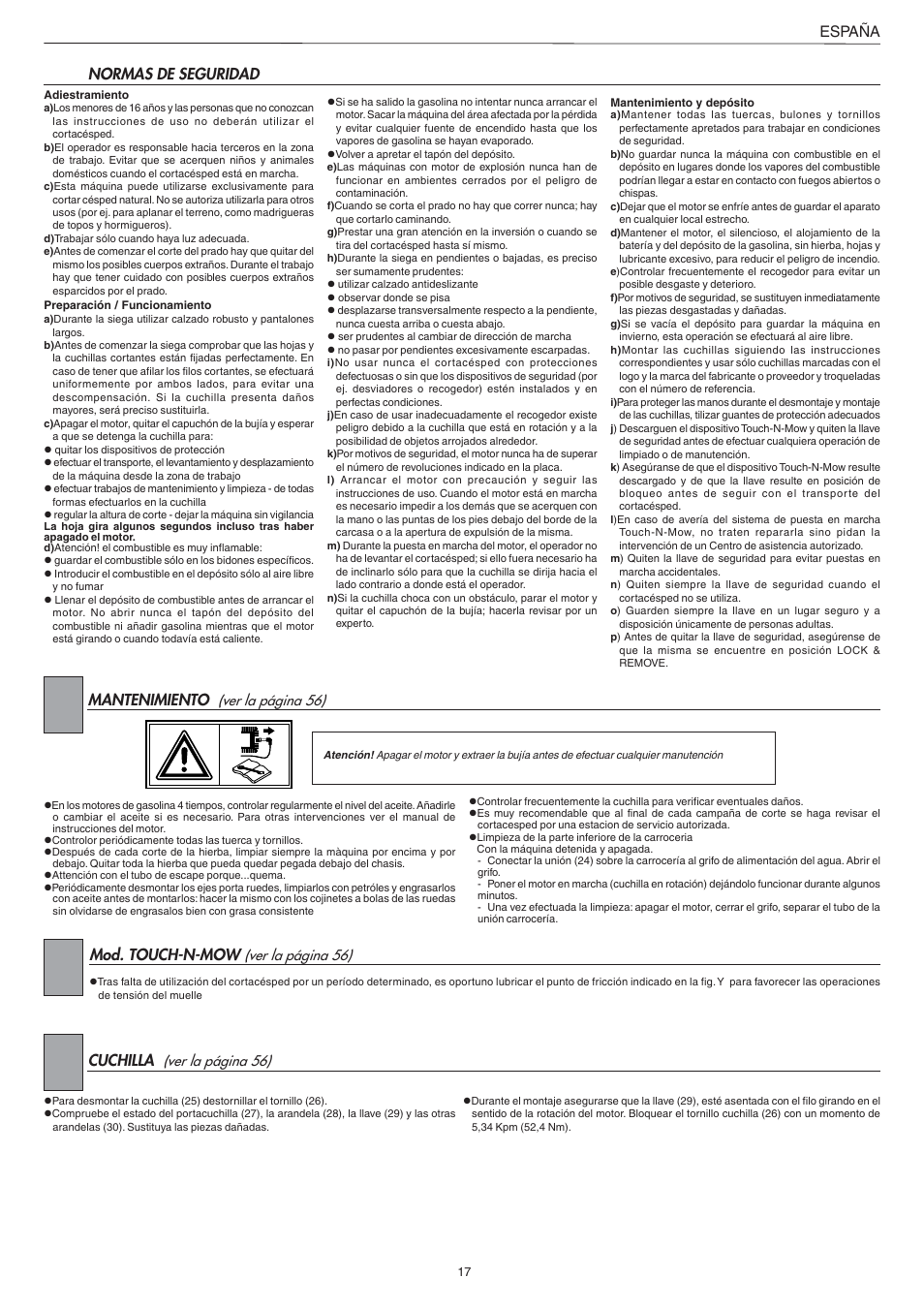 Jonsered LM2147CMD AUTO START User Manual | Page 18 / 61