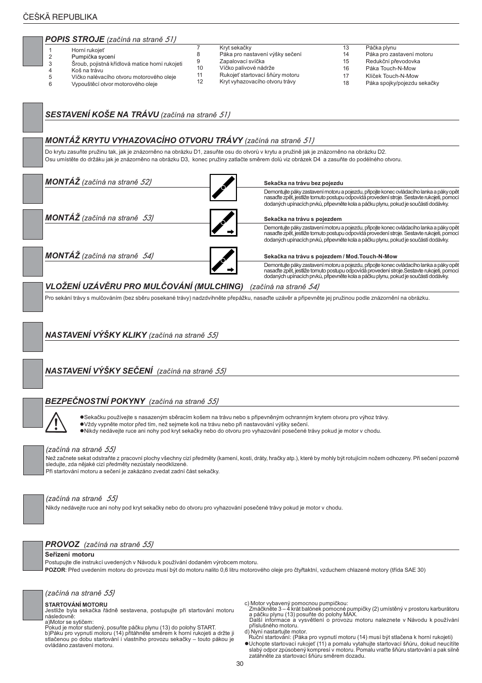 Jonsered LM2147CMD AUTO START User Manual | Page 31 / 61
