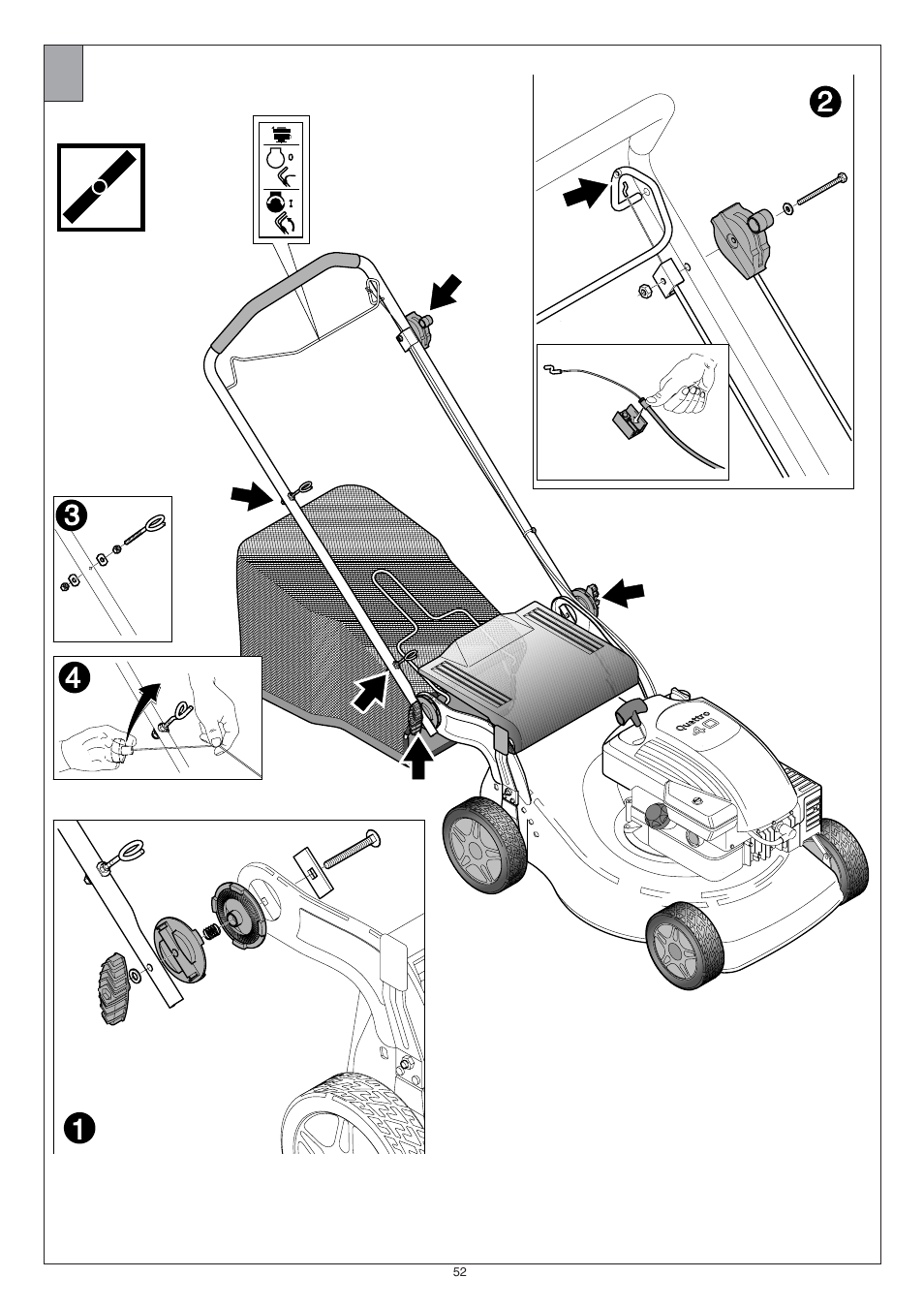 Jonsered LM2147CMD AUTO START User Manual | Page 53 / 61