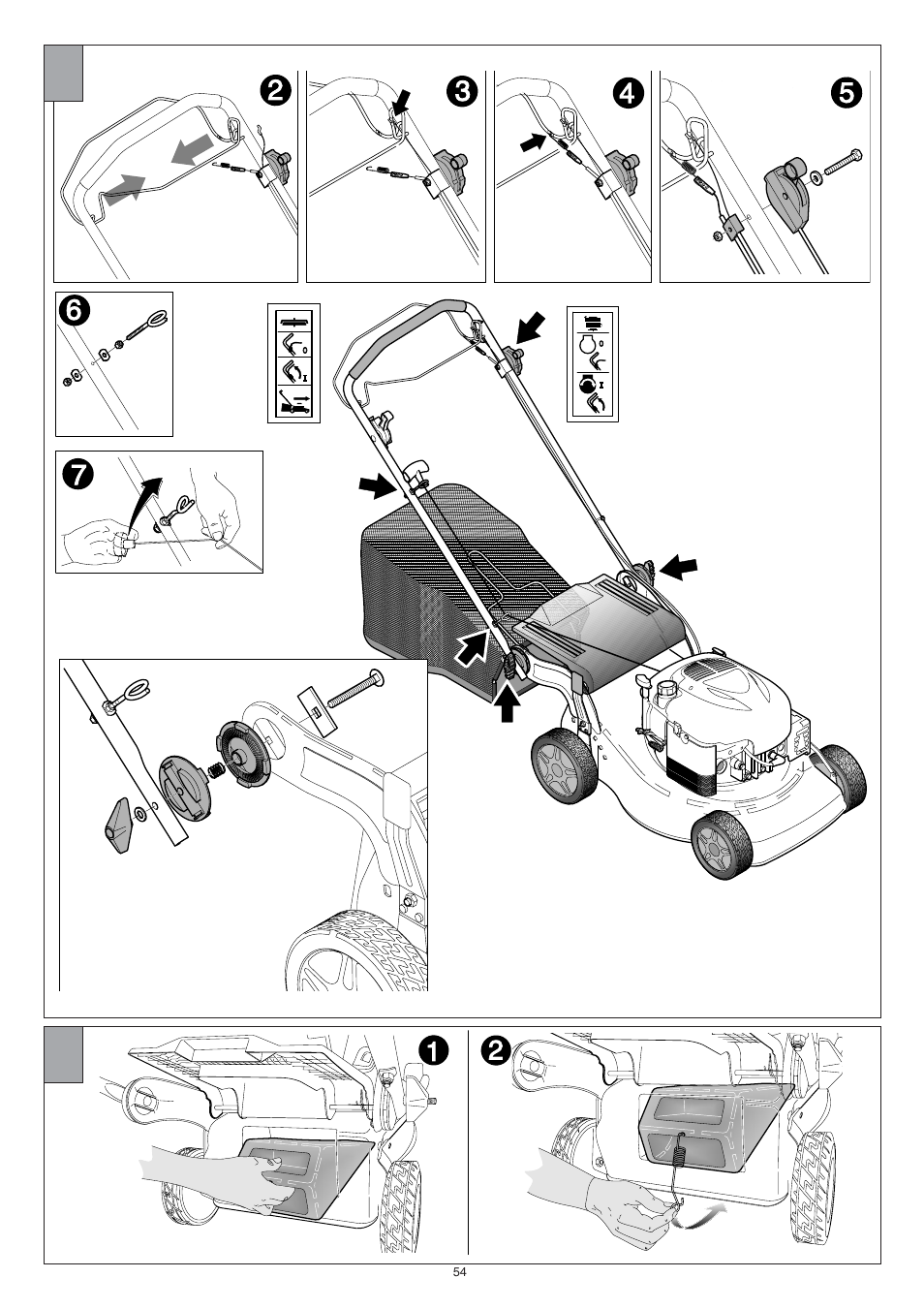 Jonsered LM2147CMD AUTO START User Manual | Page 55 / 61