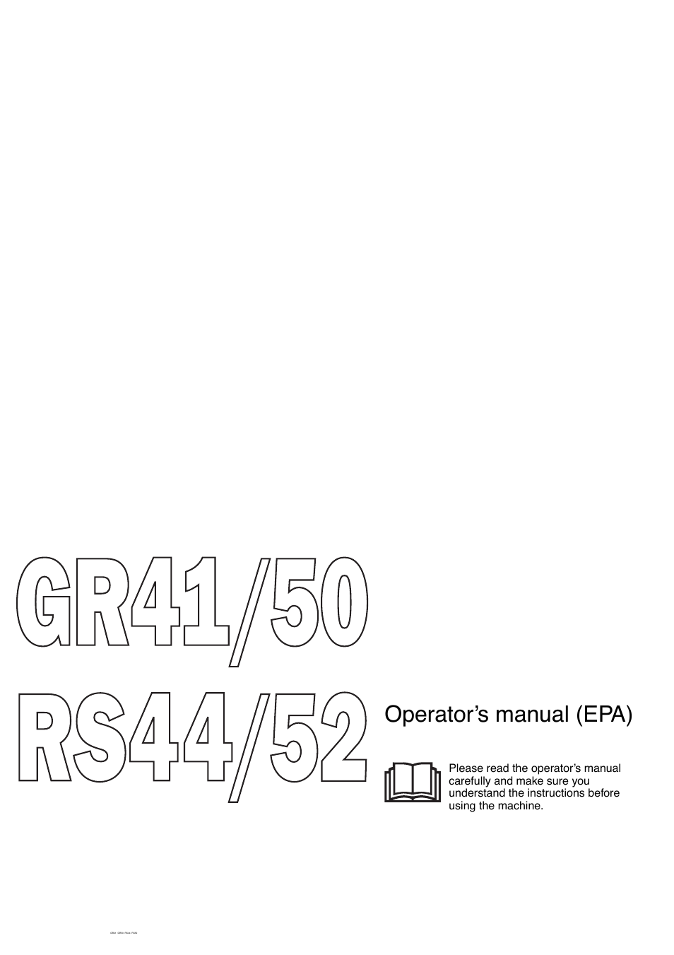 Jonsered GR41/50 User Manual | 36 pages