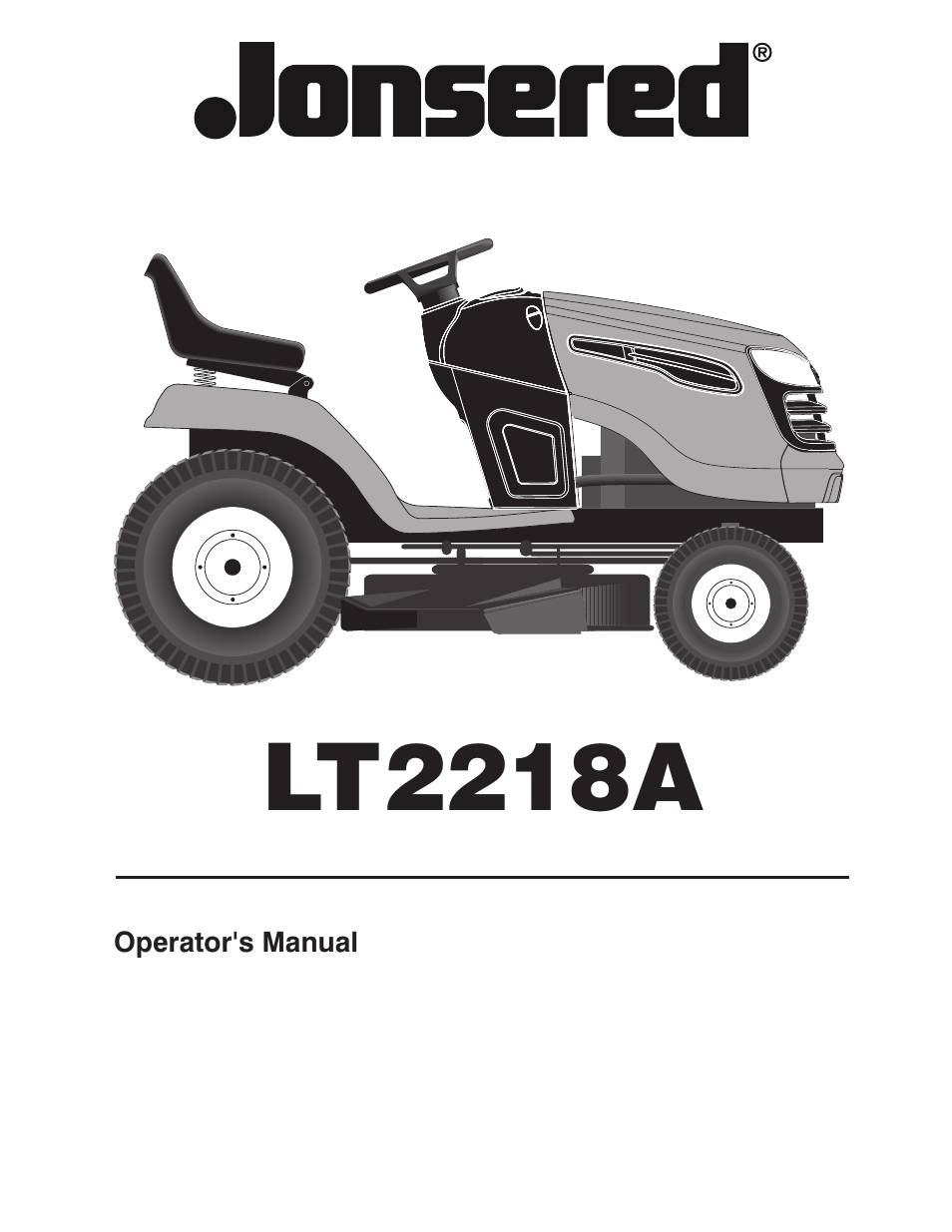 Jonsered LT2218A User Manual | 32 pages