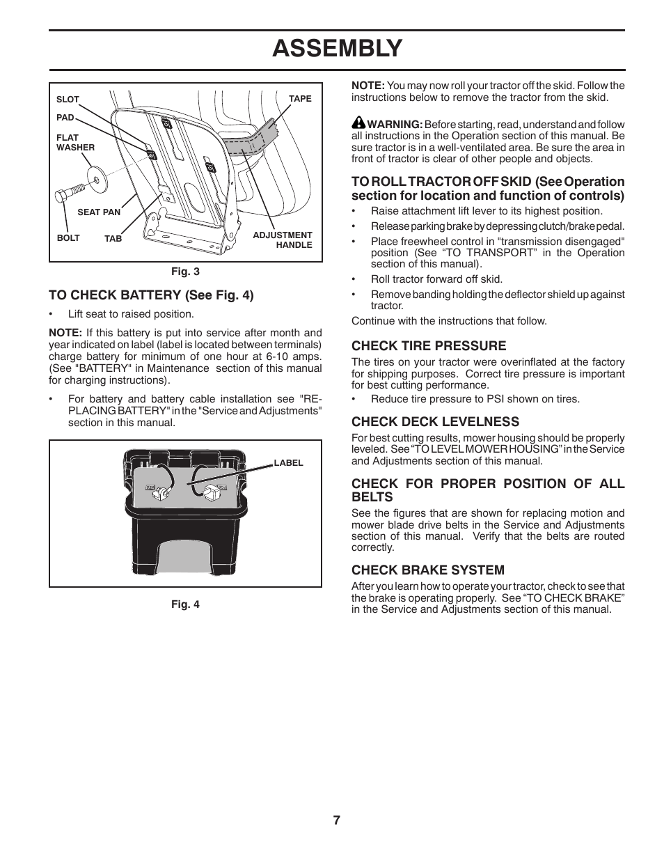 Assembly | Jonsered LT2218A User Manual | Page 7 / 32