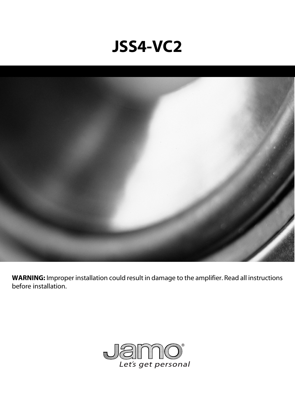 JAMO JSS4-VC2 User Manual | 4 pages