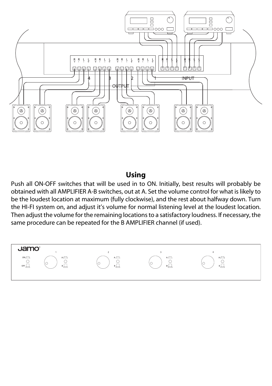 Using | JAMO JSS4-VC2 User Manual | Page 3 / 4