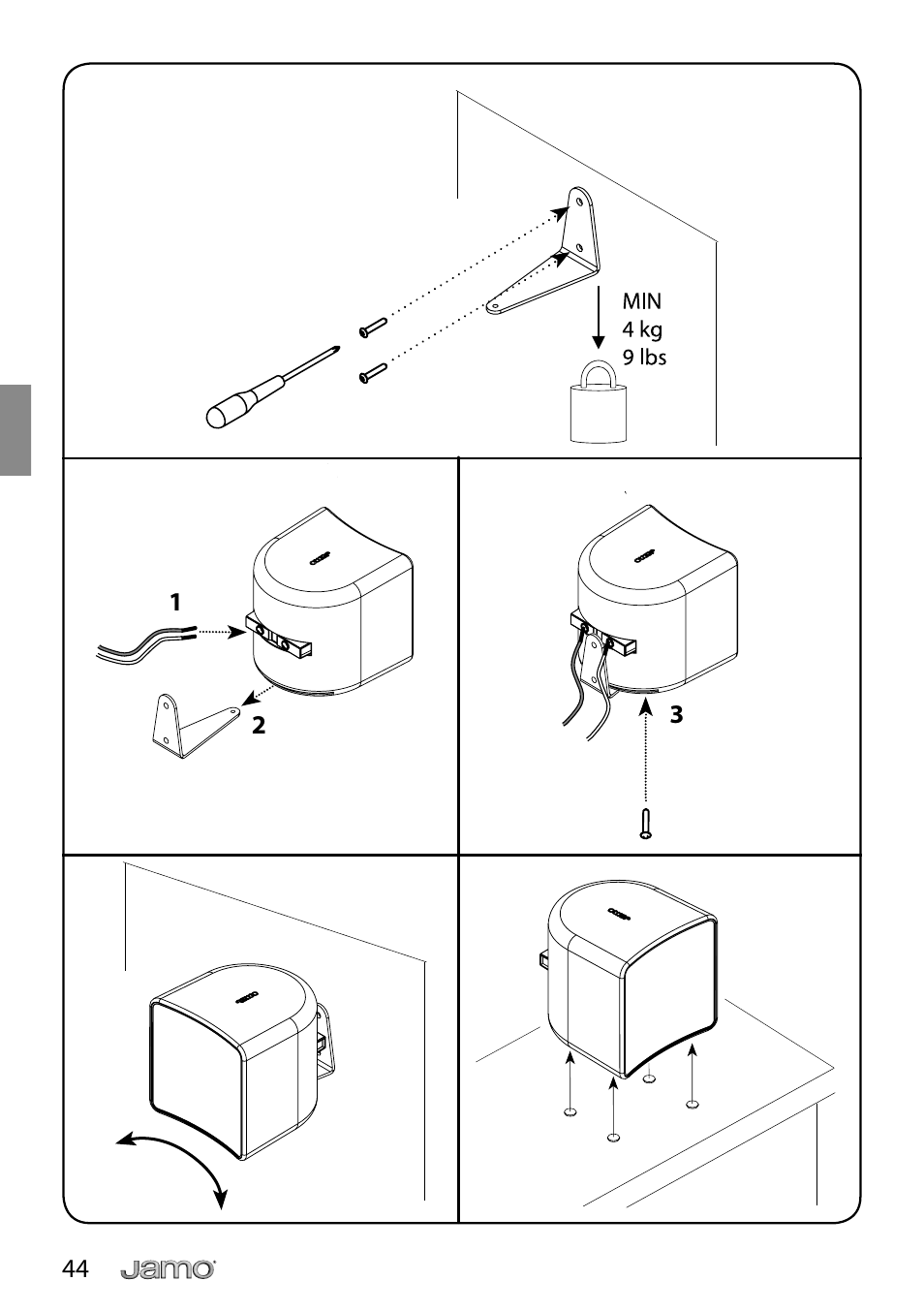 JAMO i Series I300 User Manual | Page 44 / 124