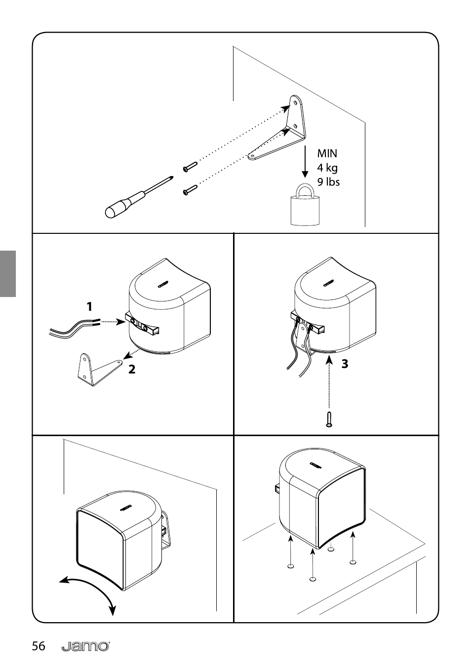 JAMO i Series I300 User Manual | Page 56 / 124