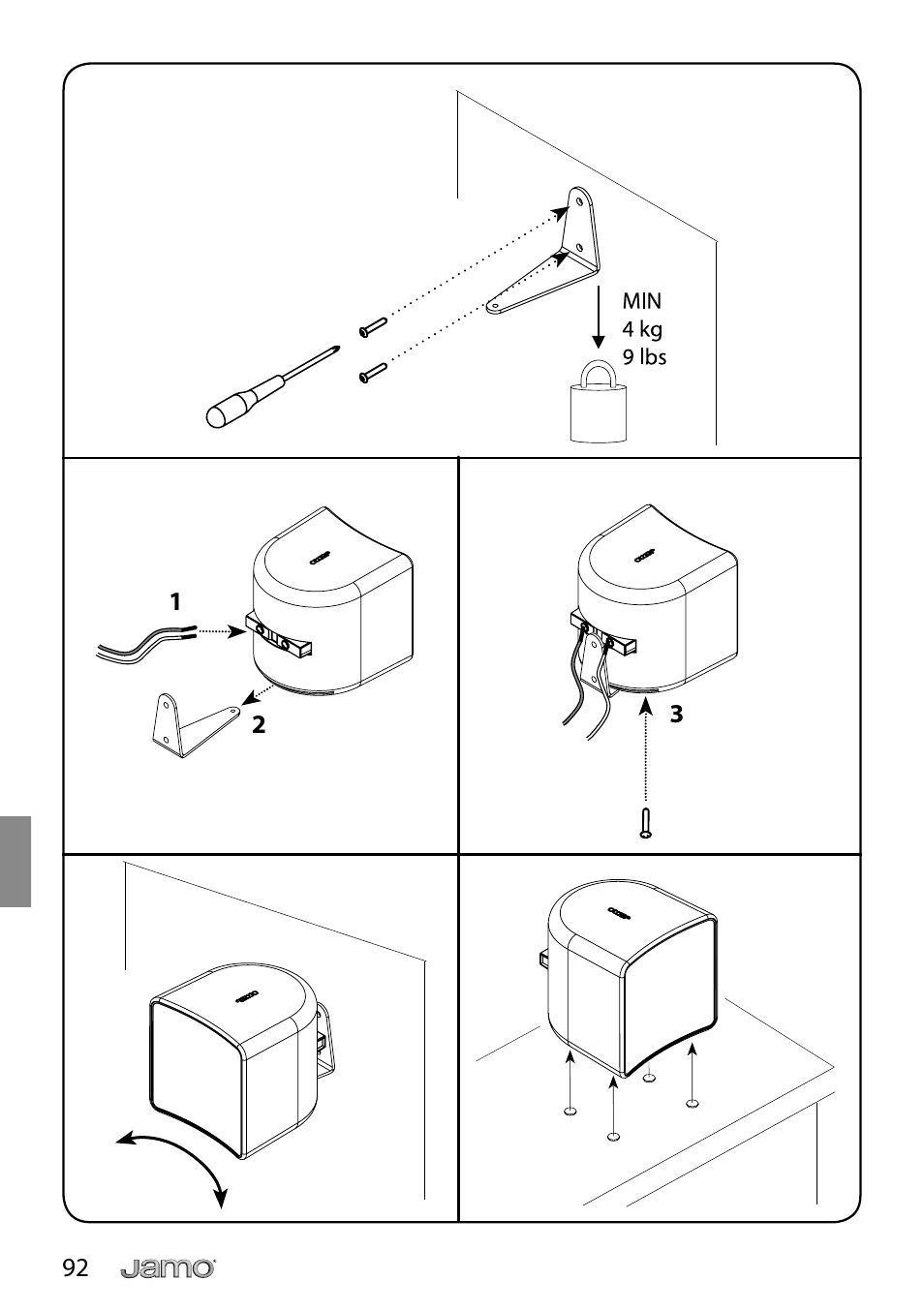 JAMO i Series I300 User Manual | Page 92 / 124
