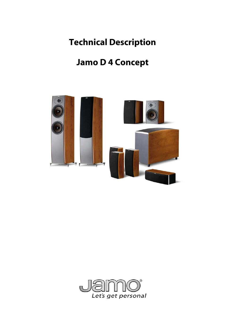 JAMO D 4 User Manual | 12 pages