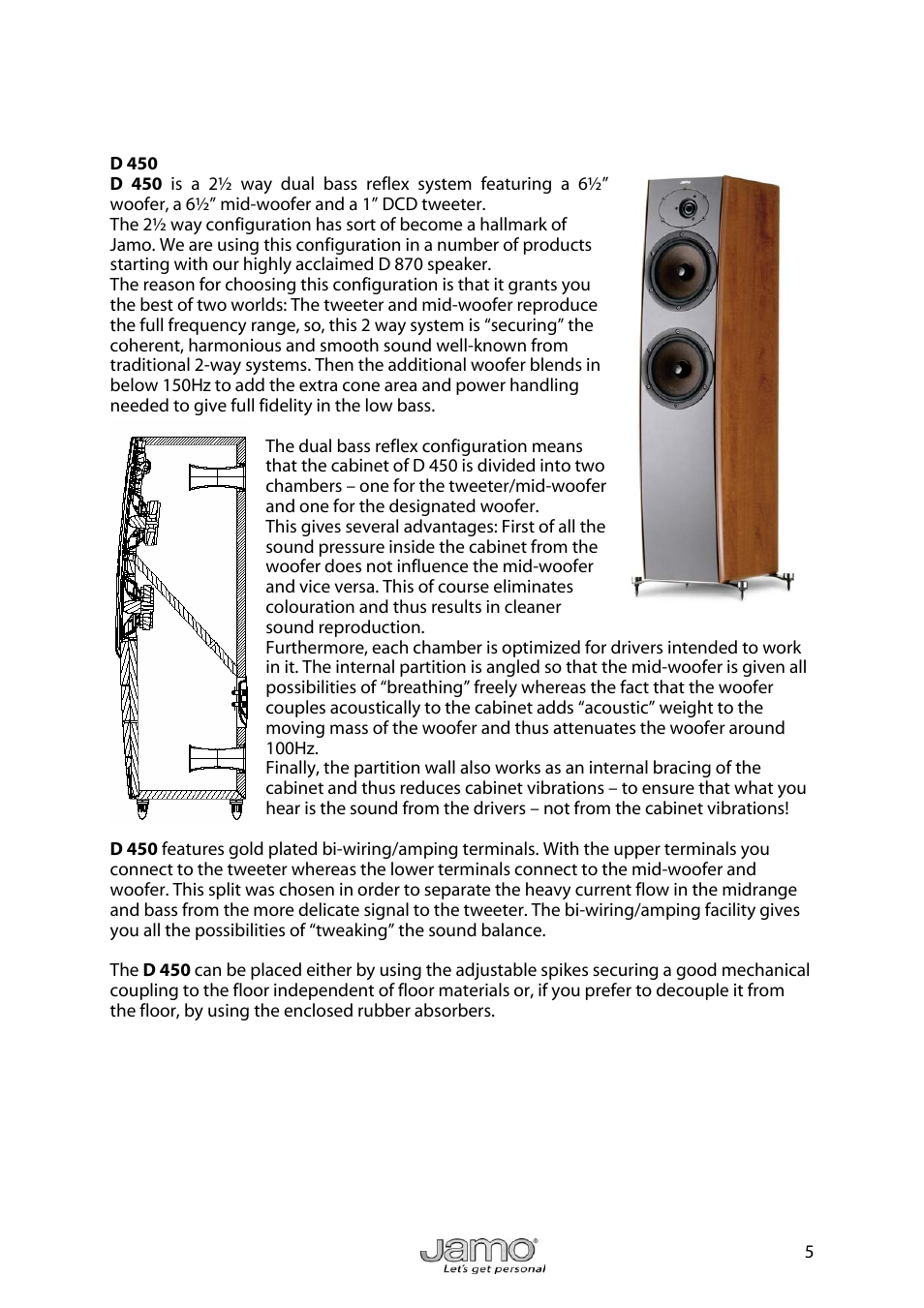 JAMO D 4 User Manual | Page 5 / 12