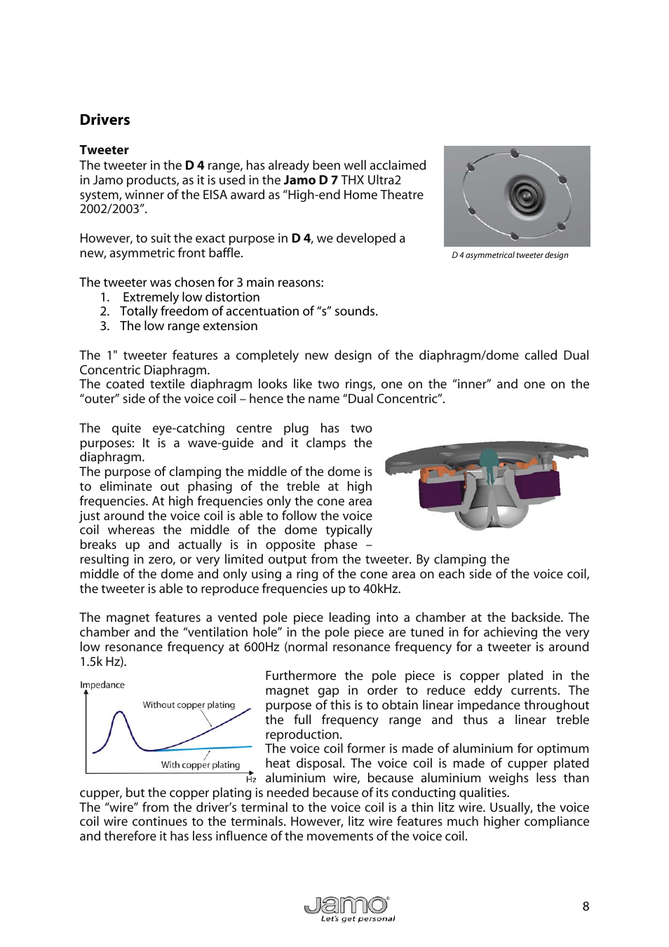 JAMO D 4 User Manual | Page 8 / 12