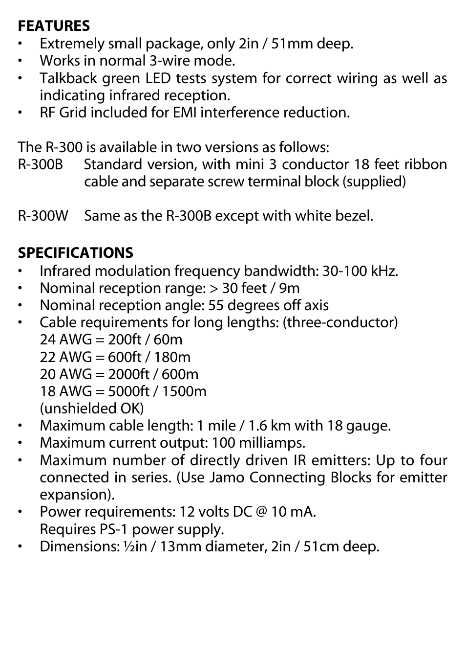 JAMO R-300 User Manual | Page 3 / 4