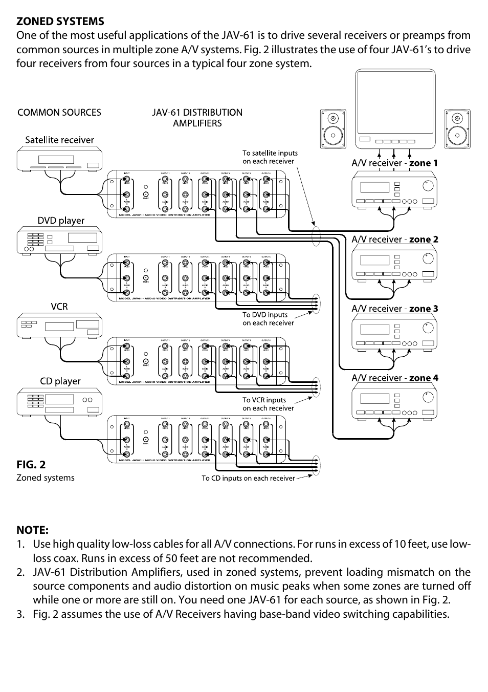 JAMO JAV-61 User Manual | Page 3 / 4