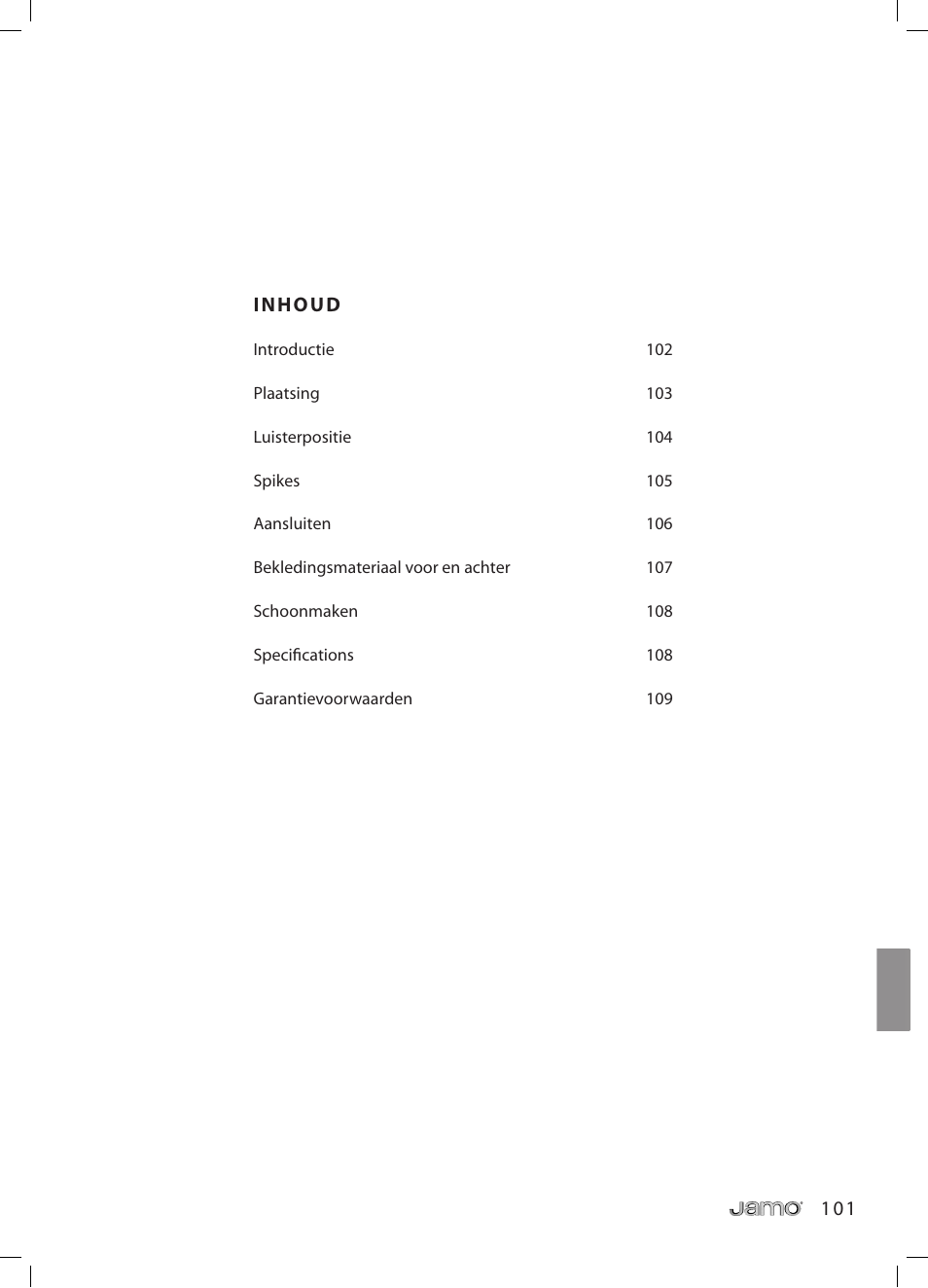 JAMO R 907 User Manual | Page 101 / 122