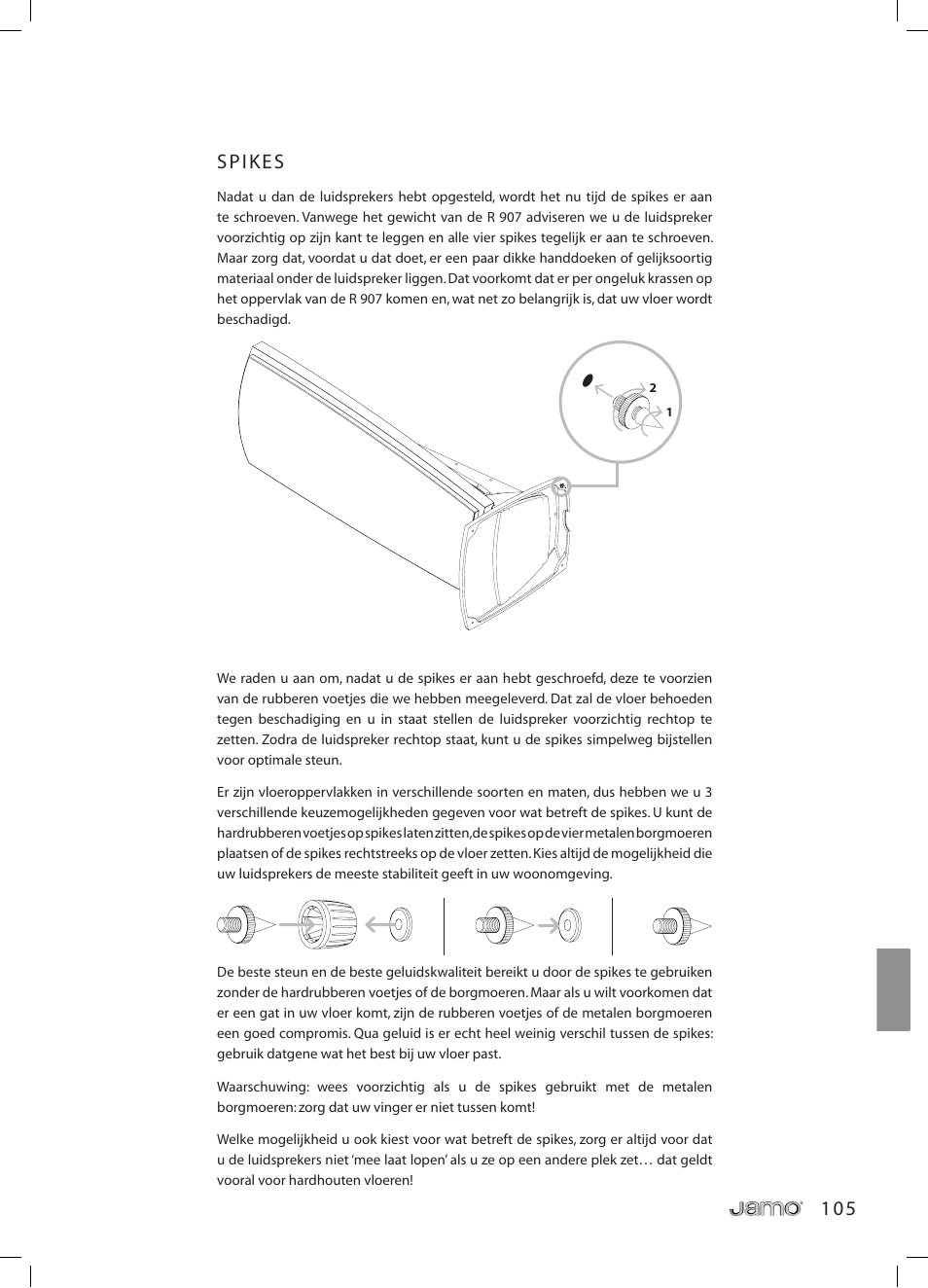JAMO R 907 User Manual | Page 105 / 122