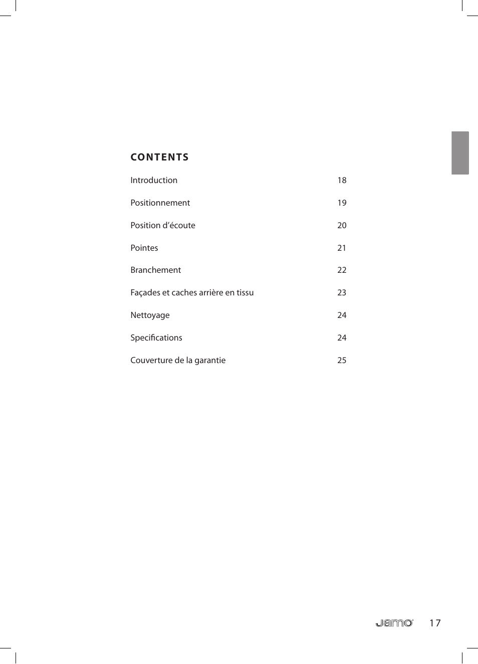 JAMO R 907 User Manual | Page 17 / 122