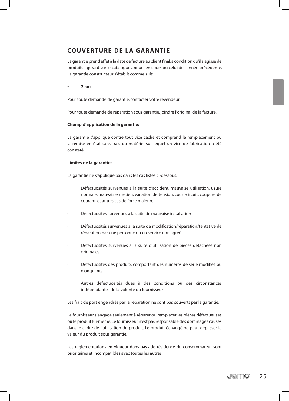 JAMO R 907 User Manual | Page 25 / 122