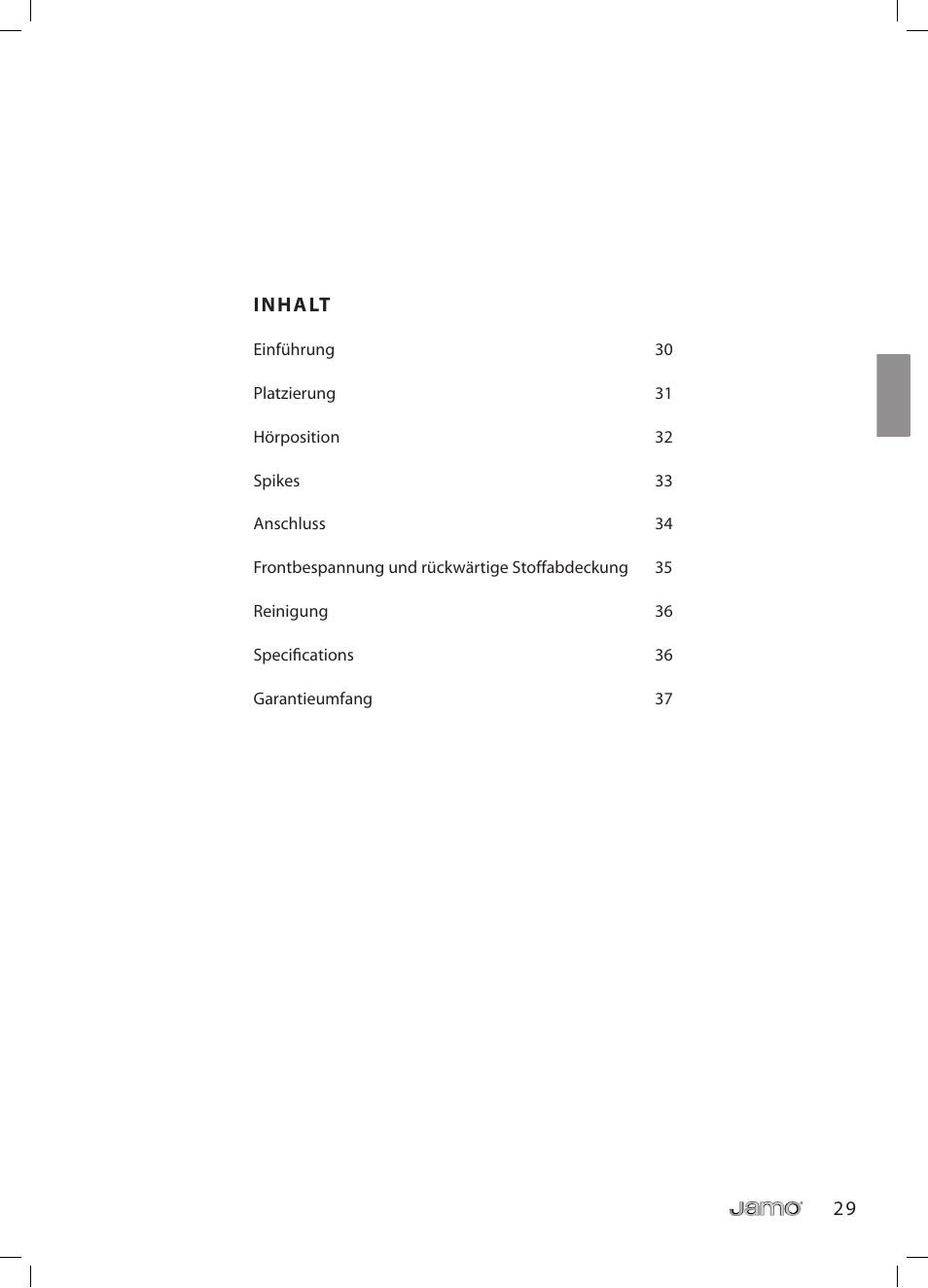 JAMO R 907 User Manual | Page 29 / 122